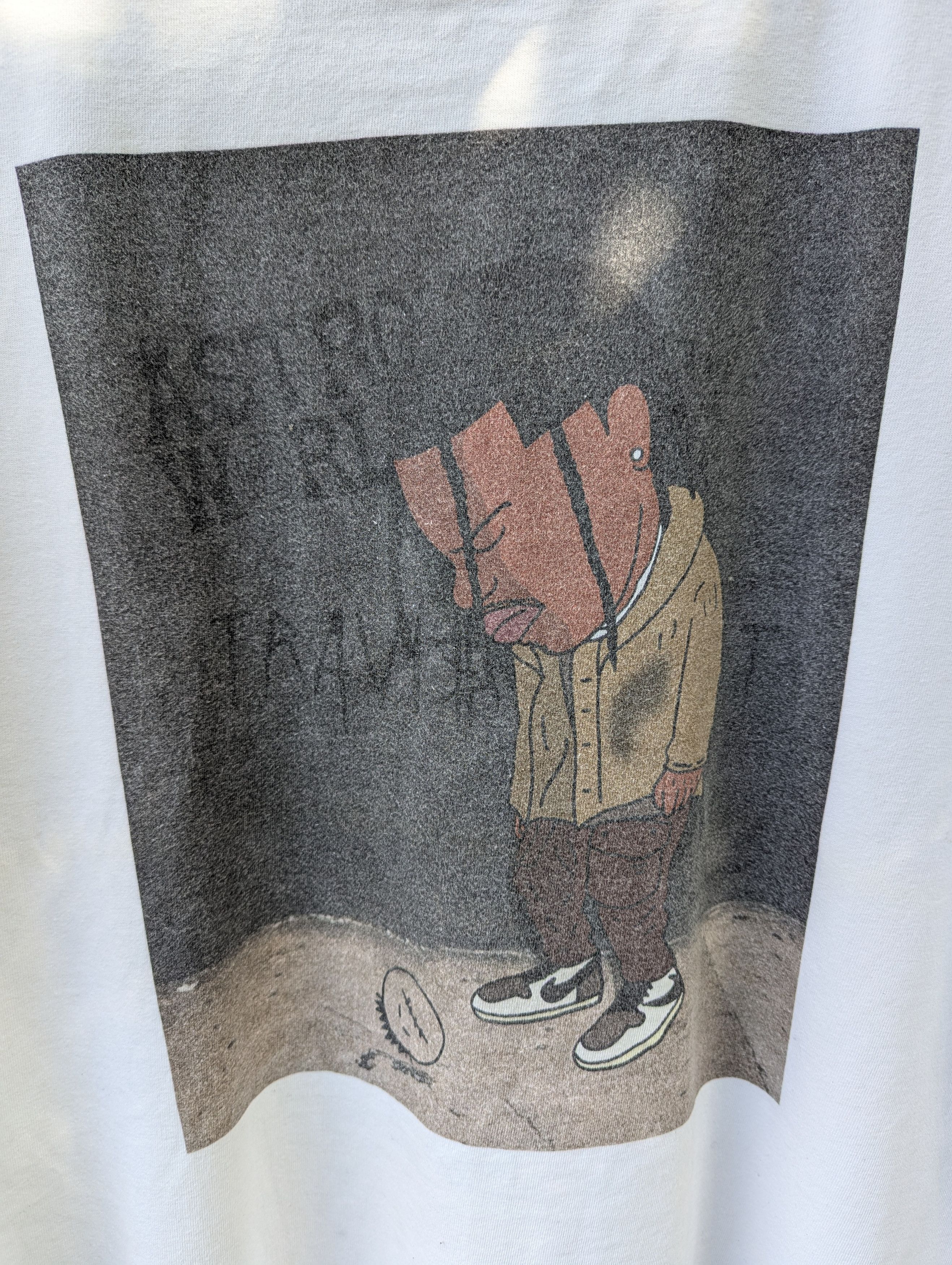 Rap Tees Distressed Travis Scott Astroworld Jack Cactus Tshirt Size US XL / EU 56 / 4 - 2 Thumbnail