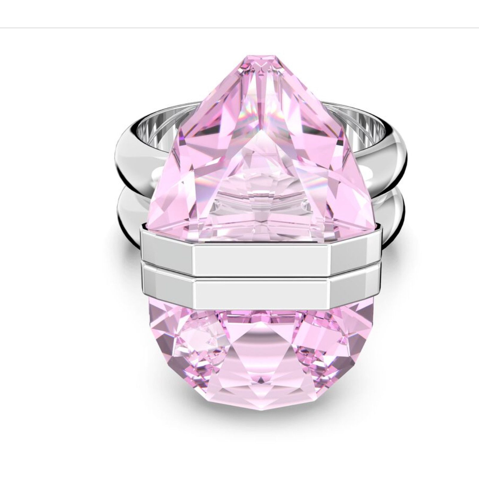 Swarovski Swarovski Lucent ring Magnetic, Pink 4 3/4 USA Size ONE SIZE - 1 Thumbnail
