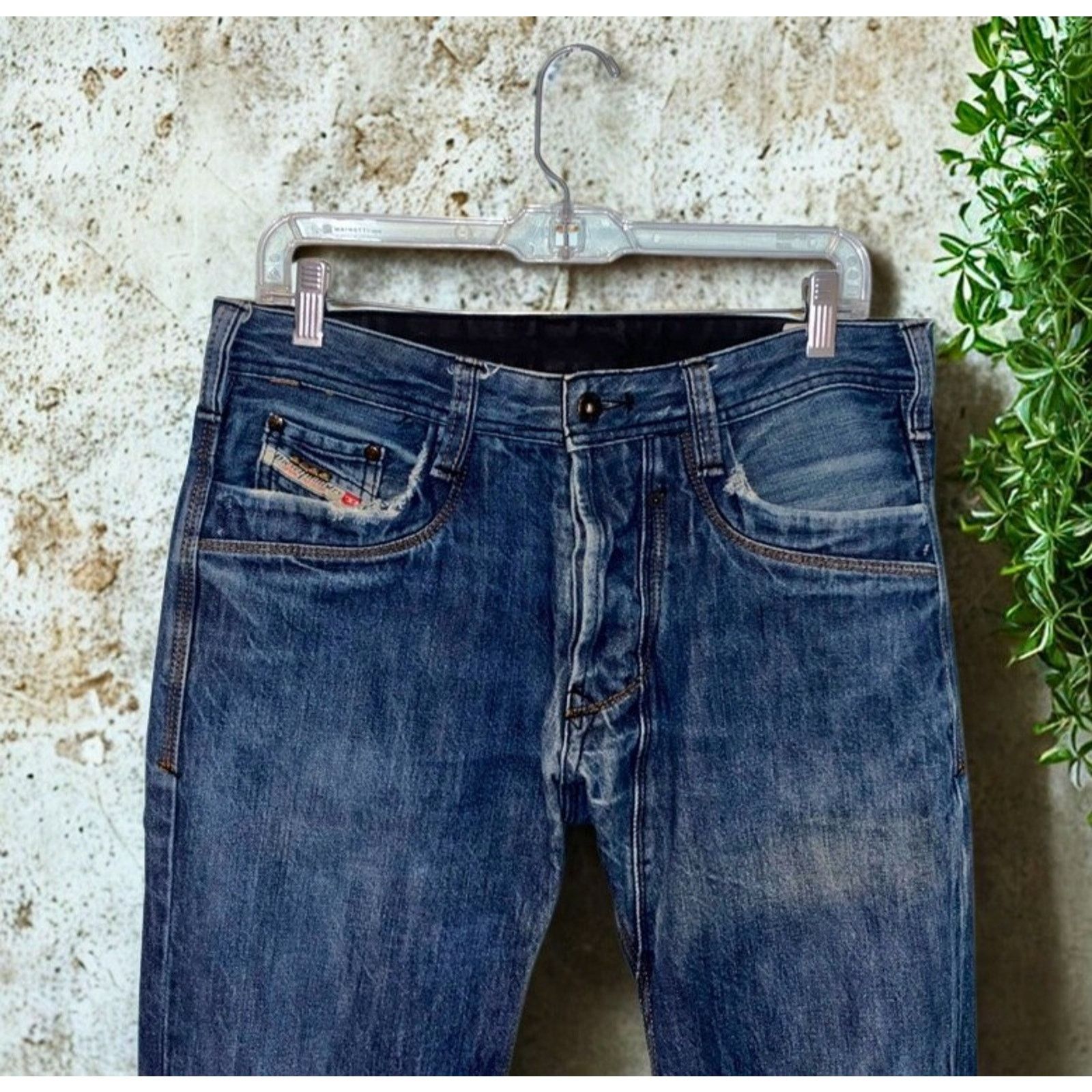Diesel Diesel Timmen 008GE Jeans W31 L34 Button Fly Straight Fit Size US 31 - 4 Thumbnail