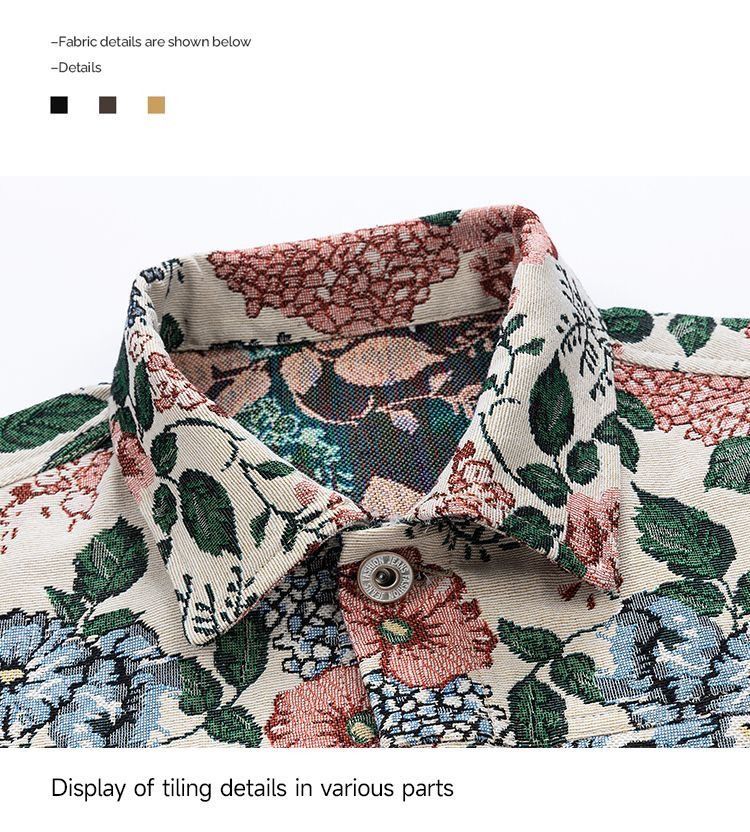 Other Floral Print Oversized Jacket Size US M / EU 48-50 / 2 - 2 Thumbnail