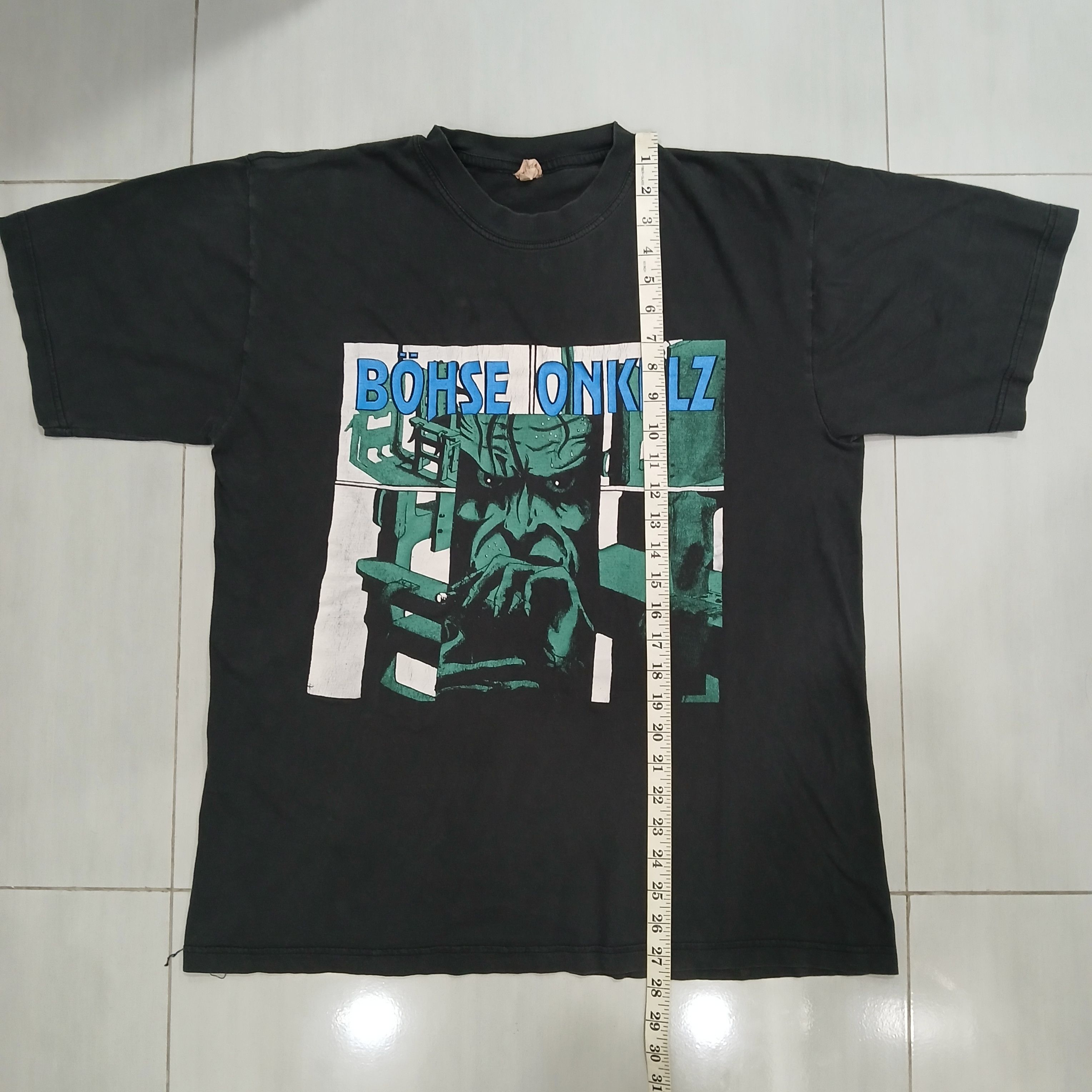 Vintage BÖHSE ONKELZ Band Vintage Europe Tee 90's Size US XL / EU 56 / 4 - 9 Thumbnail
