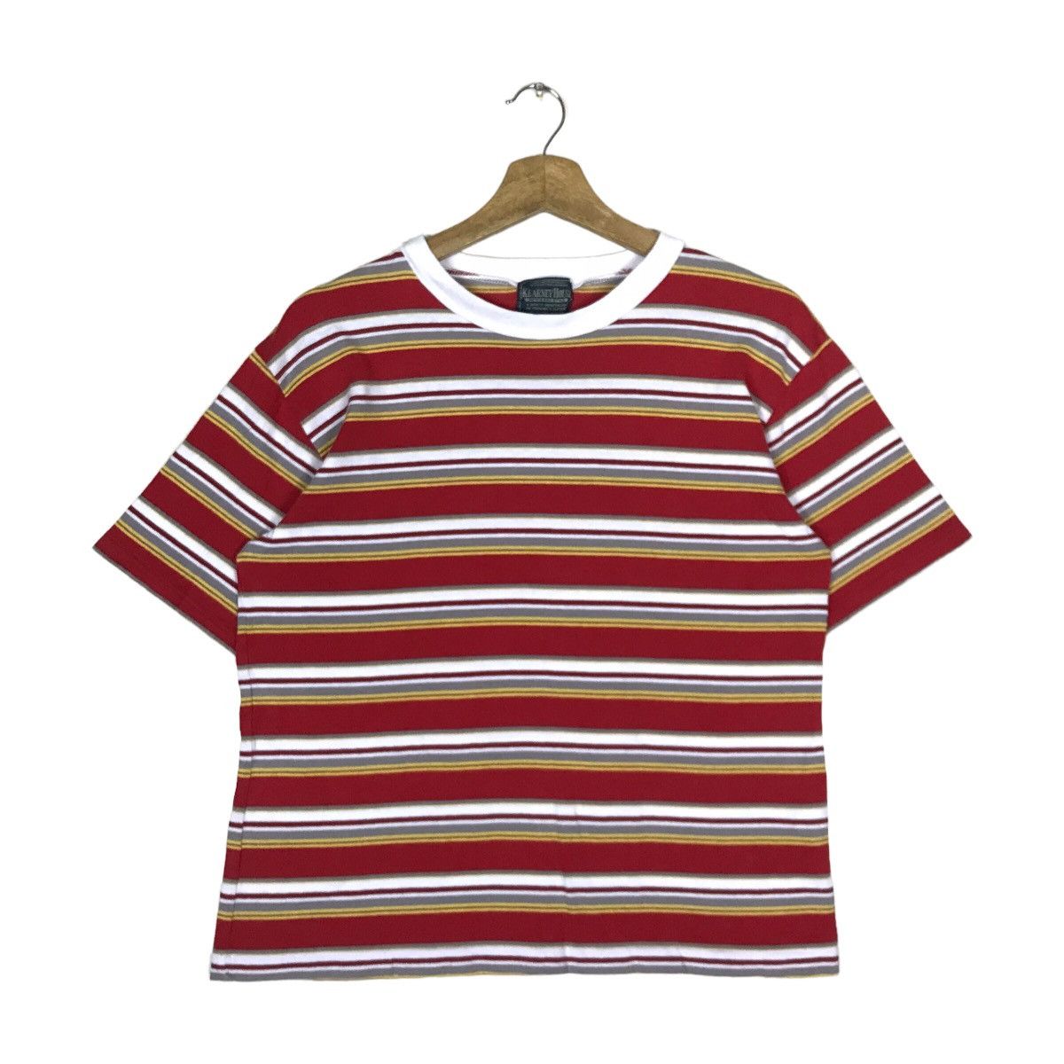 Vintage Kearney House Stripe Tee Rockabilly Shirt