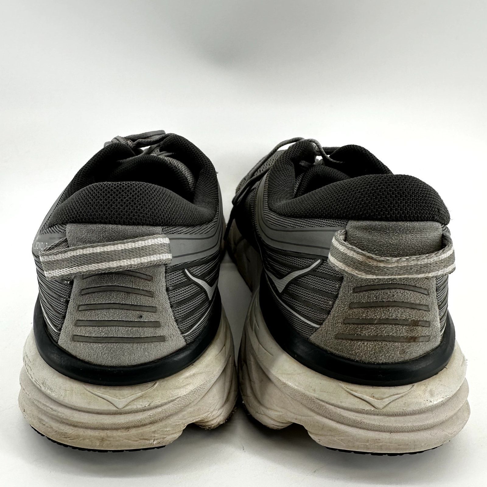 Hoka Hoka One One Bondi 7 Running Shoes Lace Memory Foam Gray 11 Size US 11 / EU 44 - 5 Thumbnail