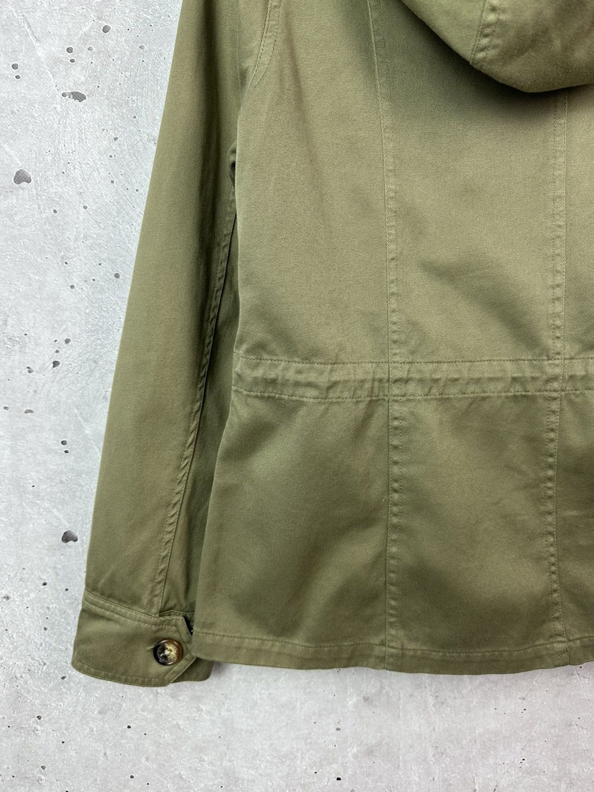 Orvis Vintage Orvis Khaki Cotton Patch Pocket Light Hooded Jacket Size US M / EU 48-50 / 2 - 14 Thumbnail