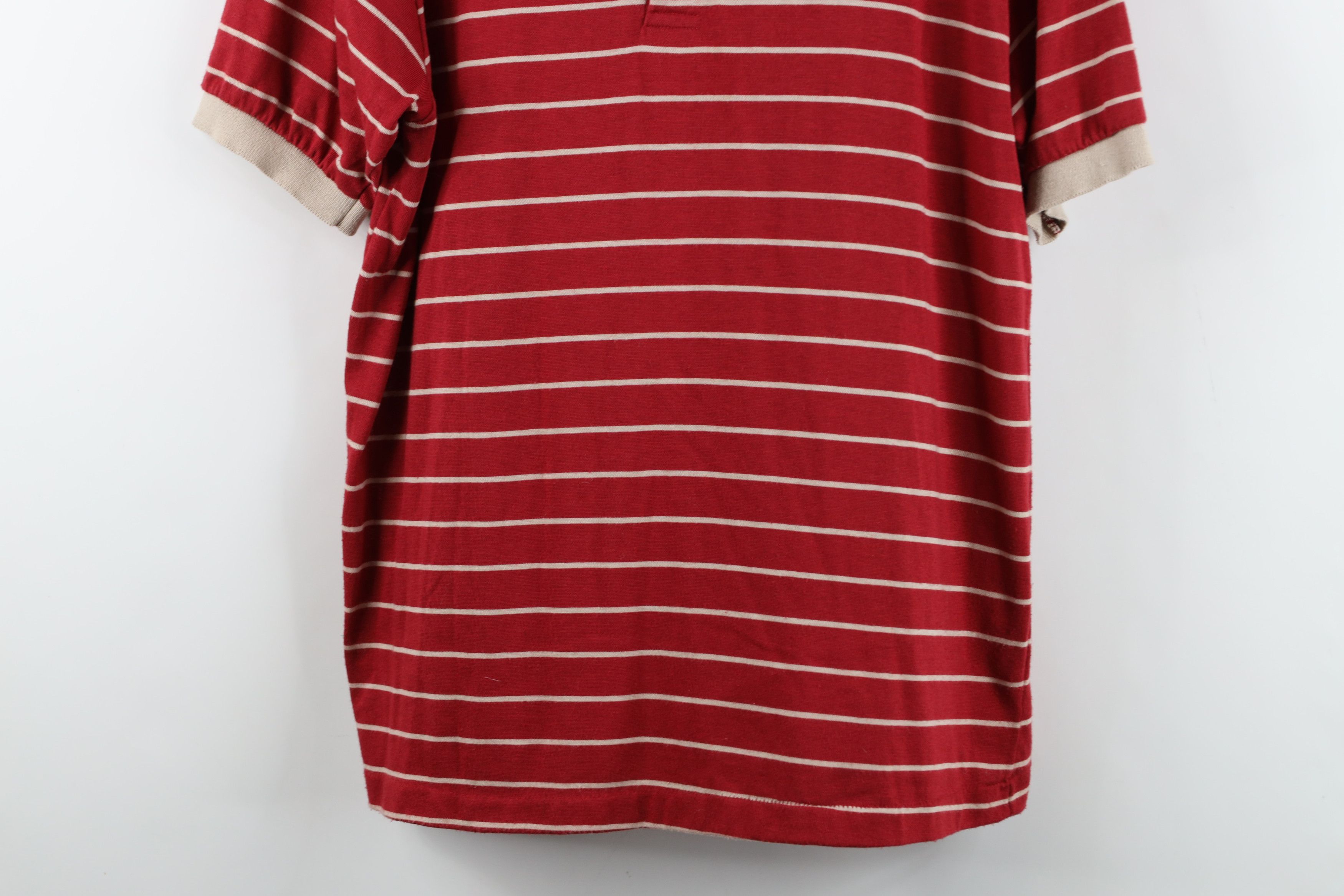 Vintage Vintage 70s Streetwear Block Knit Collared Golf Polo Shirt Size US XL / EU 56 / 4 - 3 Thumbnail