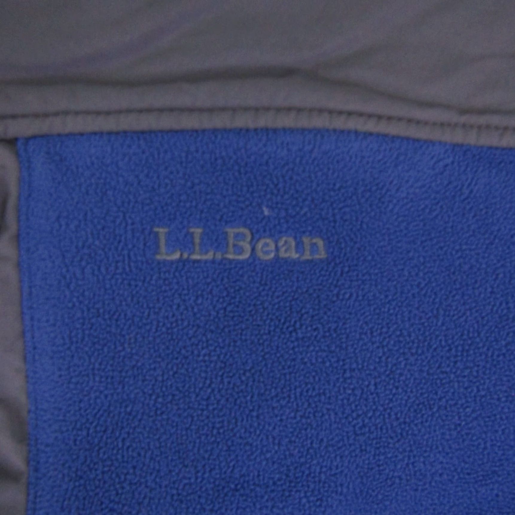 Vintage VINTAGE LL Bean Jacket Mens XL Blue Wind Pro Fleece Coat Zip Up Stand-Up Collar Logo Pockets Full Zip Hiking Size US L / EU 52-54 / 3 - 3 Thumbnail