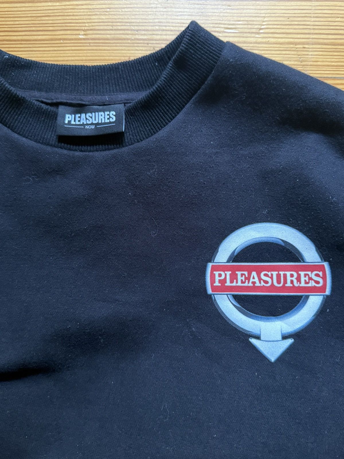 Pleasures Pleasures Black Crewneck Size US M / EU 48-50 / 2 - 4 Thumbnail