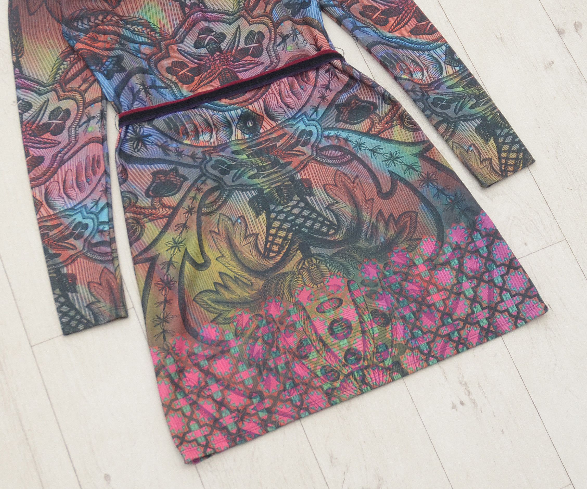 Desigual Avant-Garde Desigual Jean Paul Gaultieresque Style Dress Size M / US 6-8 / IT 42-44 - 3 Thumbnail