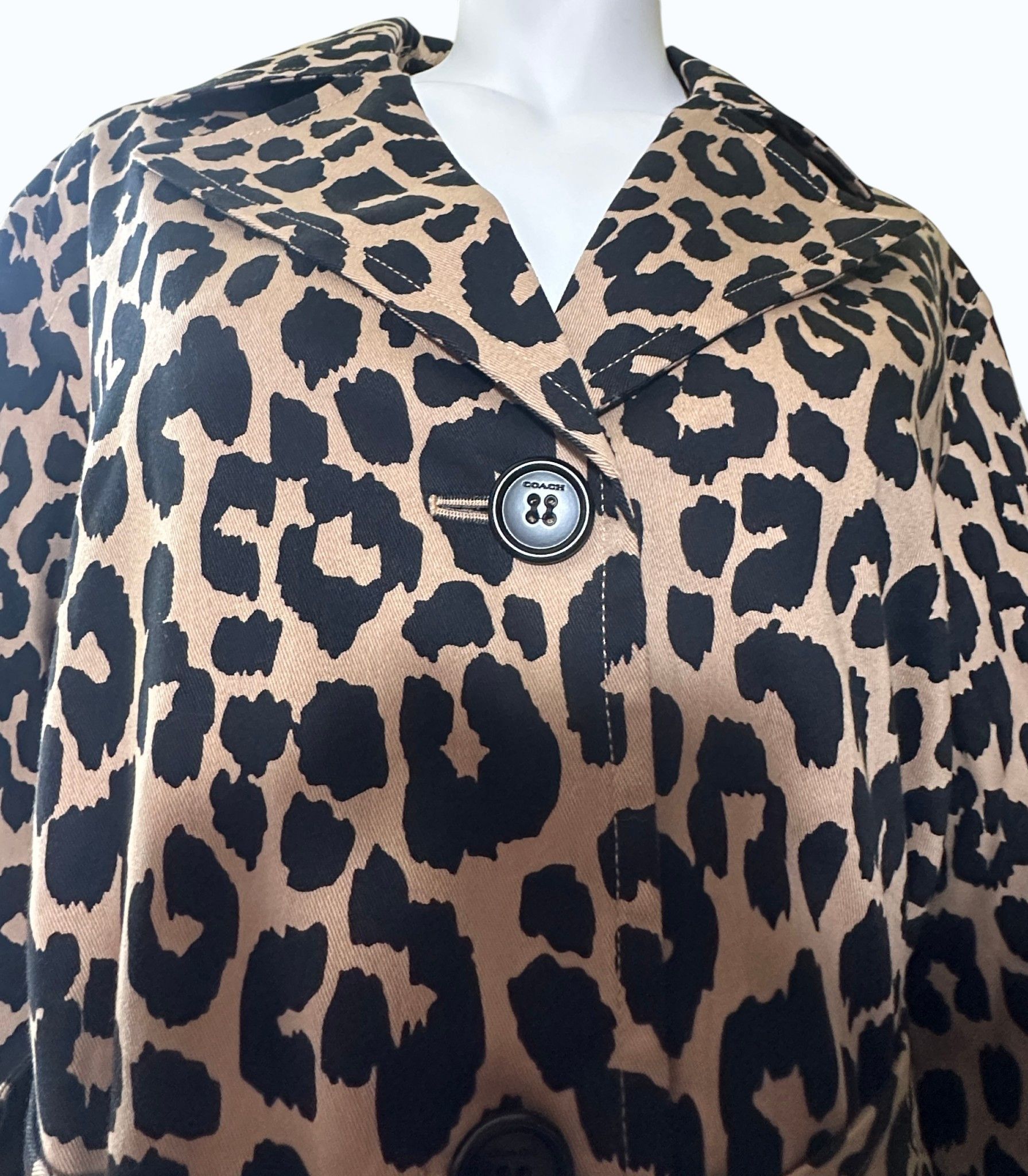 Coach Leopard print trench coat Size M / US 6-8 / IT 42-44 - 5 Thumbnail