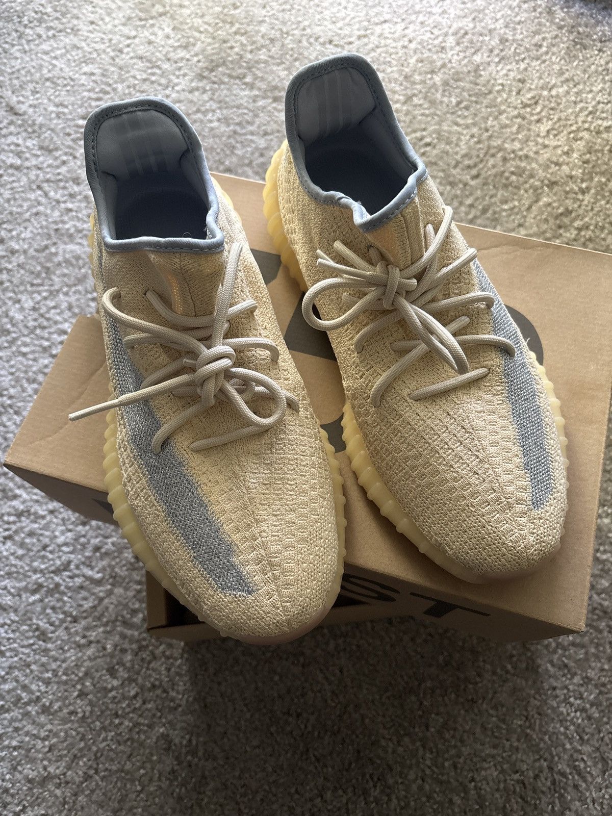 Yeezy Adidas Yeezy Boost 350 V2 Linen Size US 11 / EU 44 - 6 Thumbnail