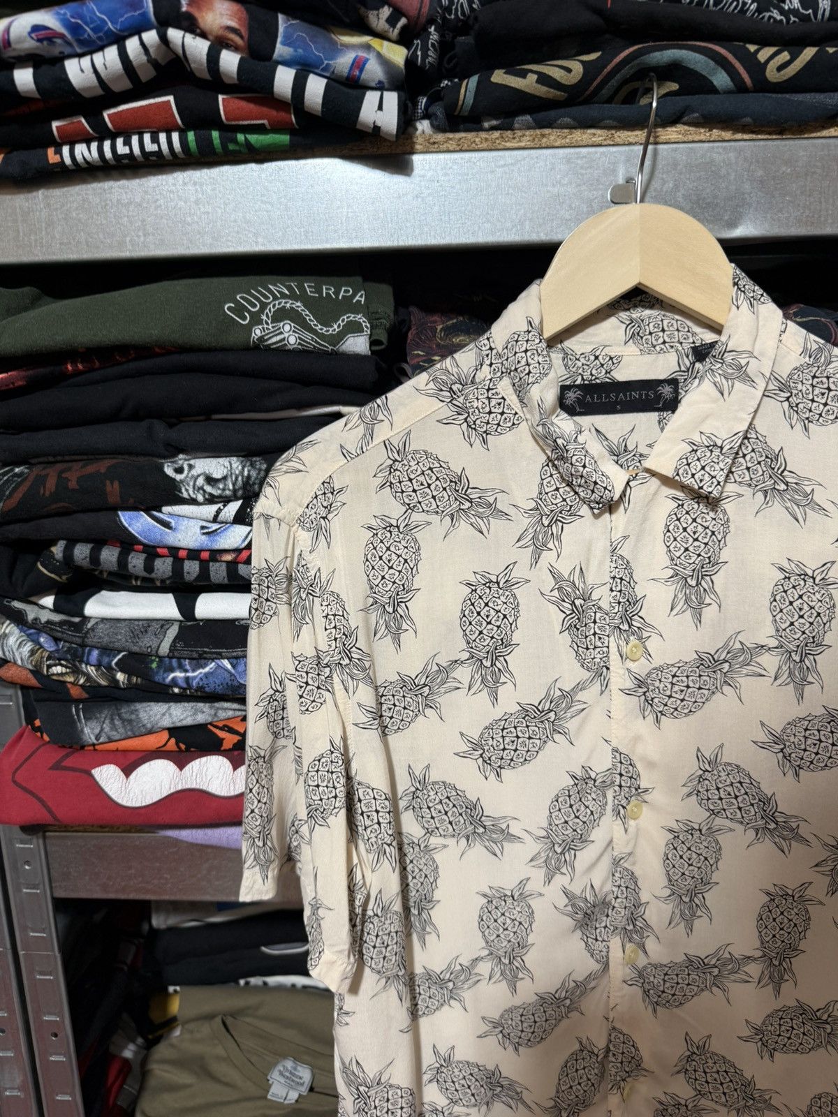 Allsaints Allsaints Ananas AOP Button Shirt Pineapple Summer Party Y2K Size US S / EU 44-46 / 1 - 3 Thumbnail