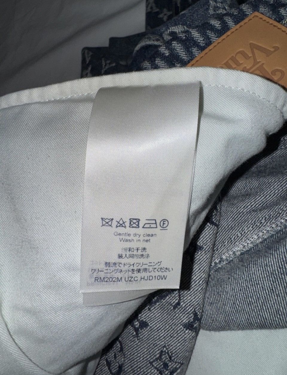 Louis Vuitton Louis Vuitton x Nigo Giant Damier Waves MNGM Denim Pants Size US 34 / EU 50 - 8 Thumbnail