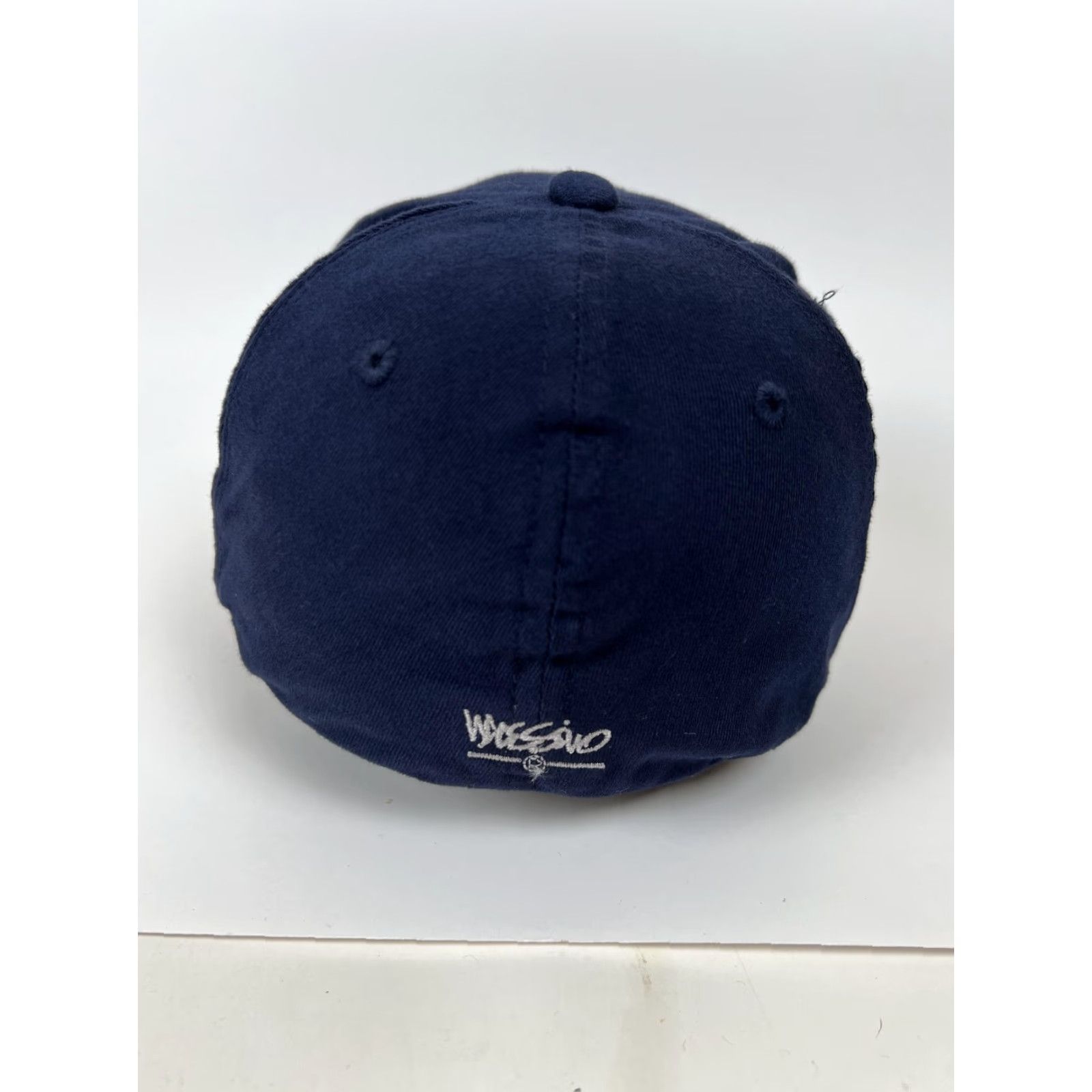 Mossimo VINTAGE Mossimo LA Hat Cap Fitted Mens One Size Navy Blue Y2K 03 Size ONE SIZE - 4 Thumbnail