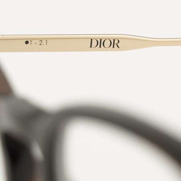 Dior Dior DIORBLACKSUITO R2I 2200 Eyeglasses Havana/Gold 49mm Size ONE SIZE - 5 Thumbnail