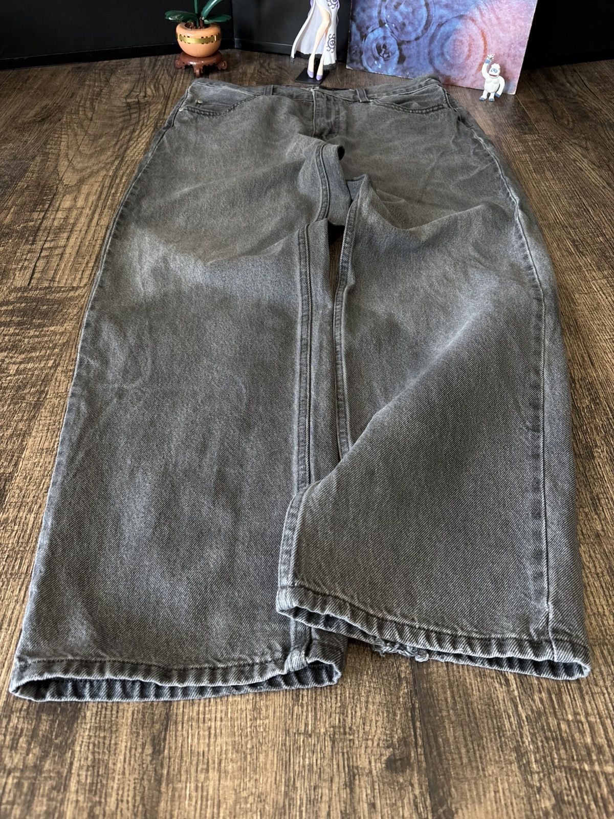 Levi's Vintage Clothing Y2k Levis Silver Tab 33x32 Loose Fit Black Denim Jeans Size US 33 - 4 Thumbnail