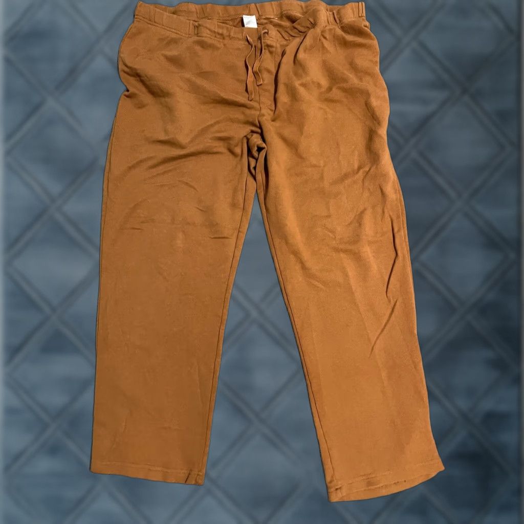 Nordstrom NORDSTROM Women's Brown Sweatpants Pull On Activewear Pockets Size XL Size 40" / US 18 - 1 Thumbnail