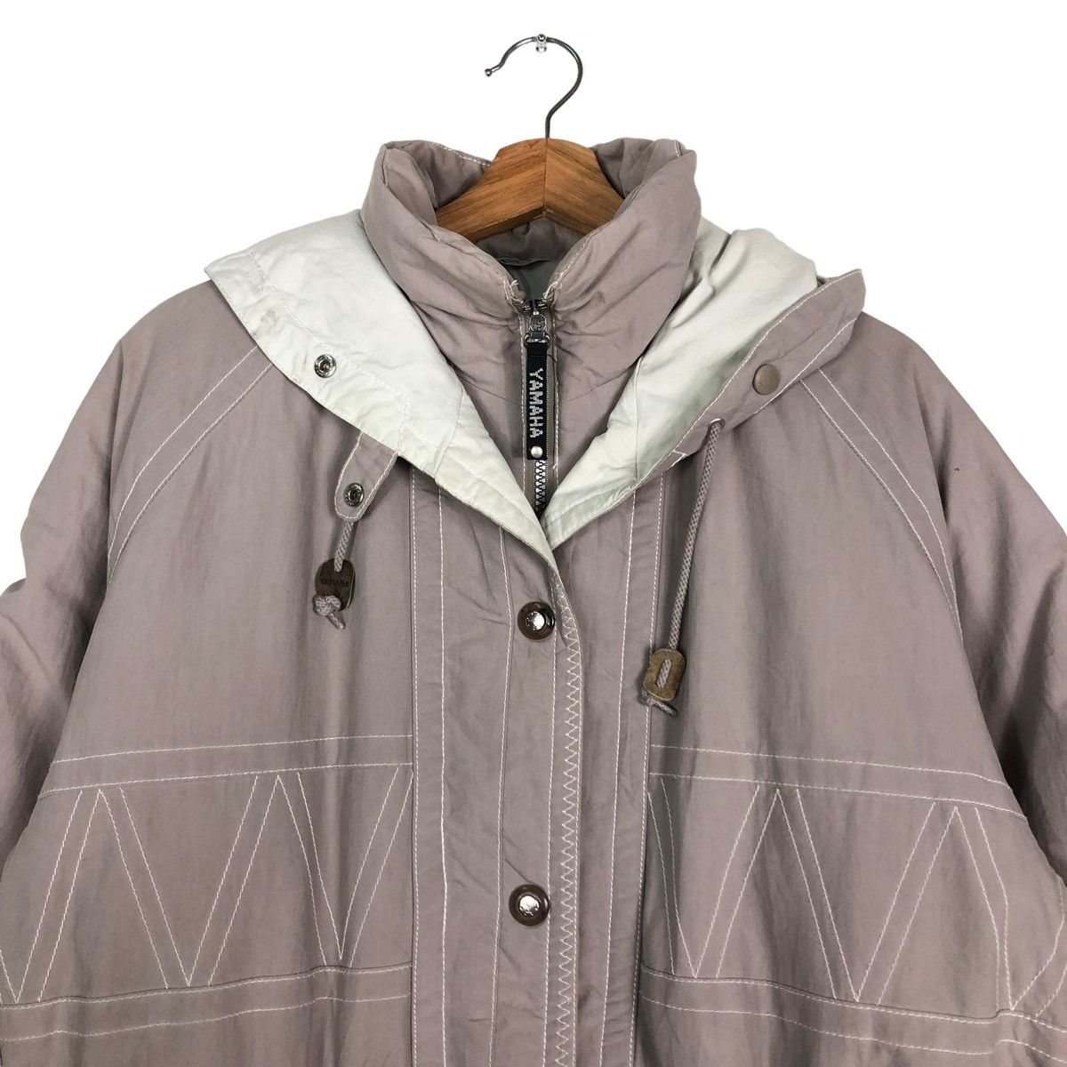 Japanese Brand 🔥VINTAGE WINTER SKI JACKET YAMAHA BONDAGE PARACHUTE DESIGN Size L / US 10 / IT 46 - 3 Thumbnail