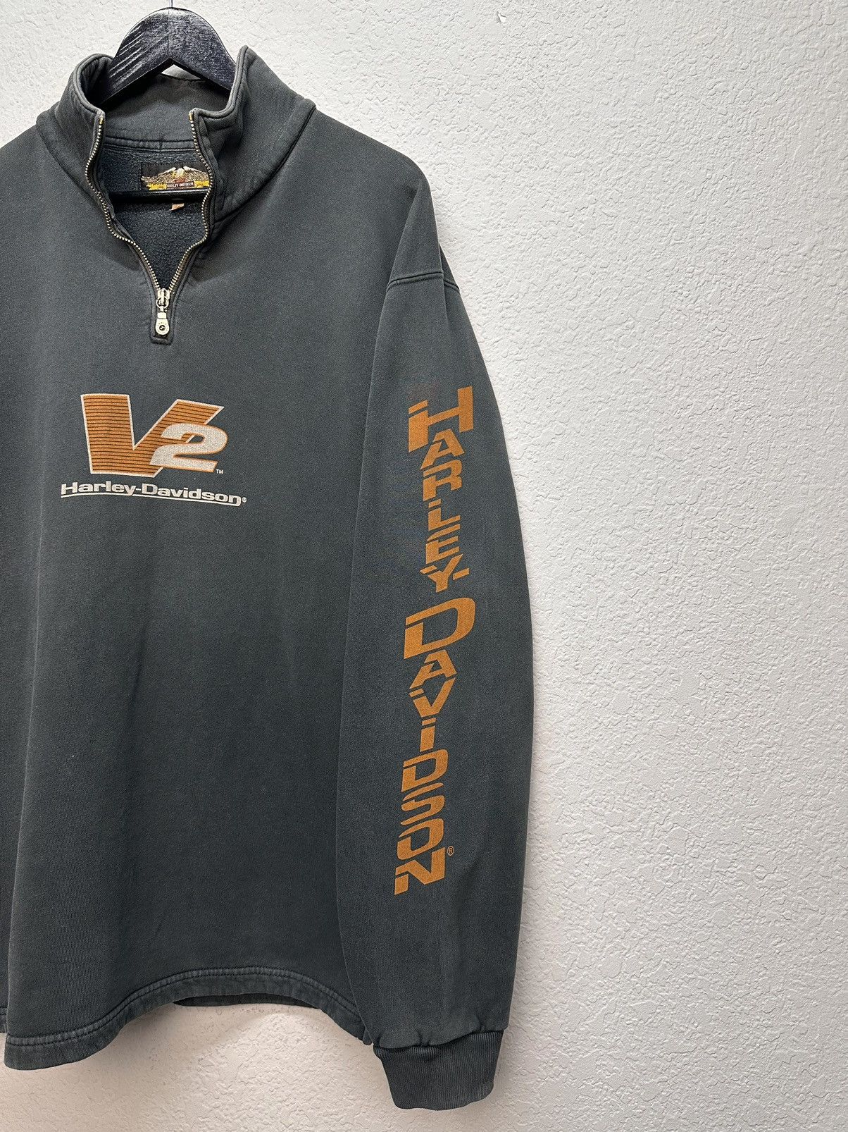 Harley Davidson Rare 🥵 Harley Davidson zip hoodie quarter sweatshirt y2k Size US L / EU 52-54 / 3 - 4 Thumbnail
