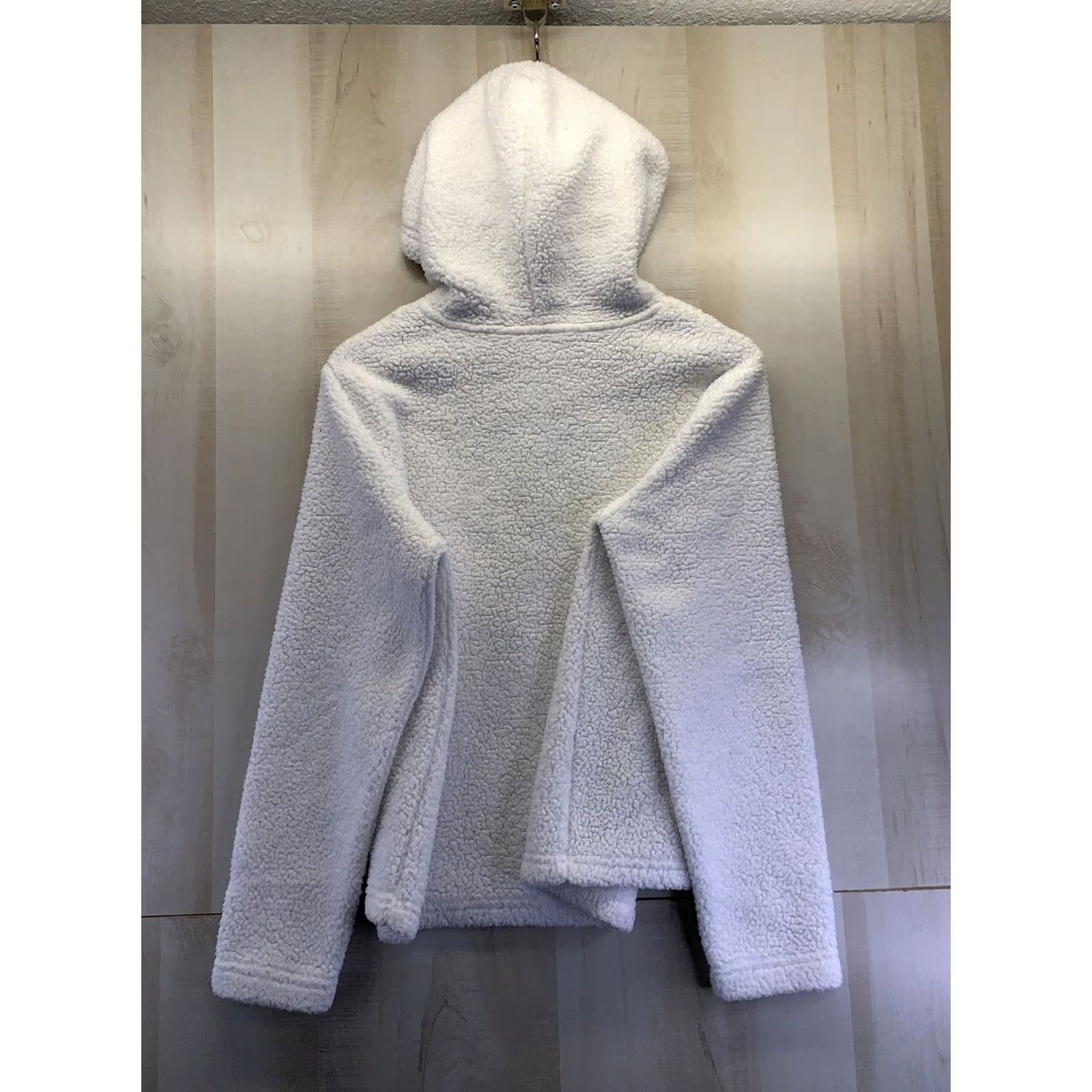 Fila FILA Hoodie Womens Pullover Fleece White 90s Logo Retro Casual Size M Size M / US 6-8 / IT 42-44 - 7 Thumbnail