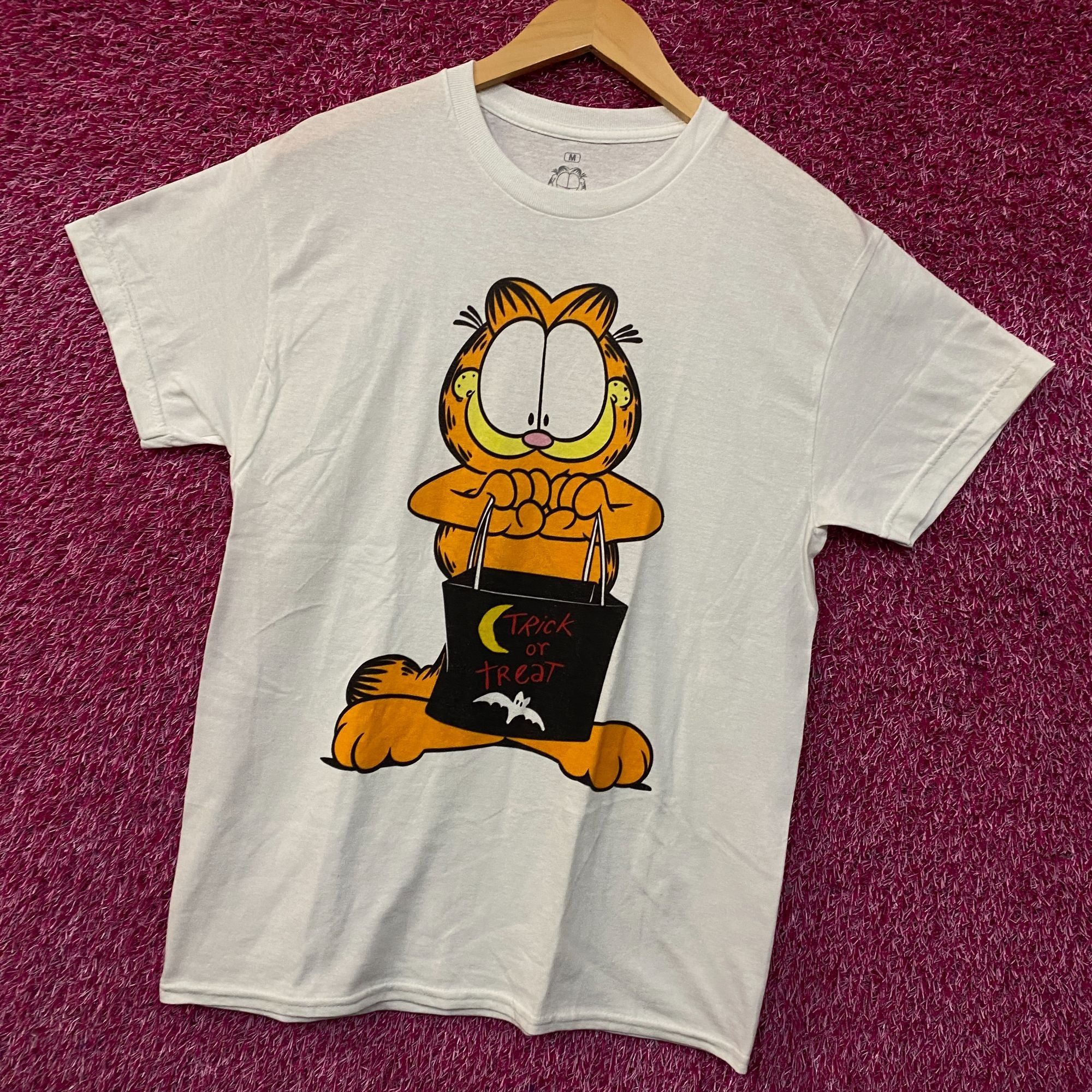 Nickelodeon Garfield Trick Or Treat Cartoon Graphic T-Shirt Medium Size US M / EU 48-50 / 2 - 3 Thumbnail