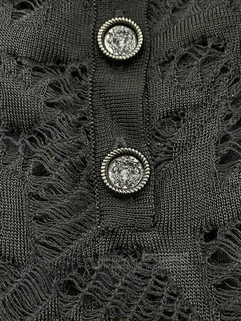 Chanel Chanel 22P black lace knitted sleeveless dress Size XS / US 0-2 / IT 36-38 - 4 Thumbnail