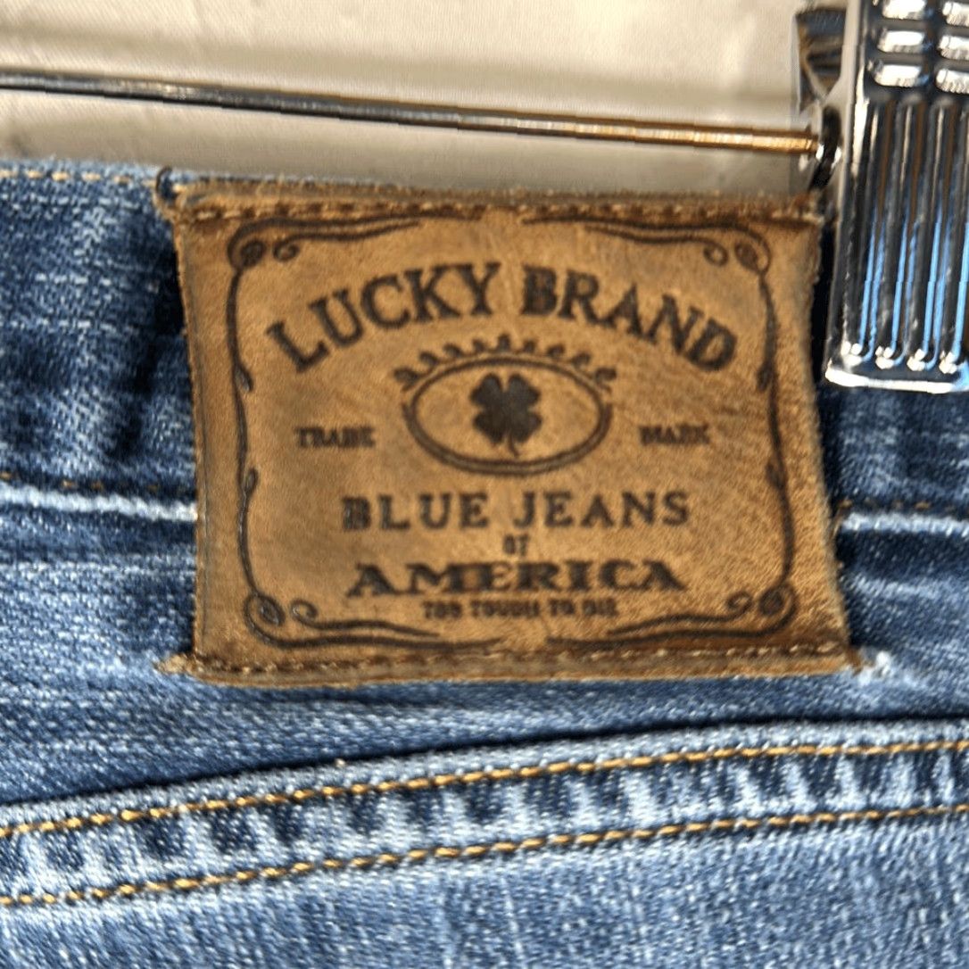 Lucky Brand Lucky Brand 329 Classic Straight Jeans Men's Blue Denim Size 38x30 Medium Wash Size US 38 / EU 54 - 3 Thumbnail