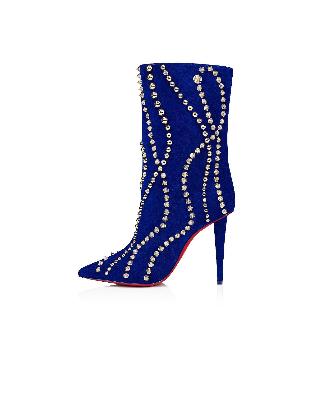 Christian Louboutin o1s1wg110225 CAstrilarge Booty in Blue Size US 8 / IT 38 - 3 Thumbnail