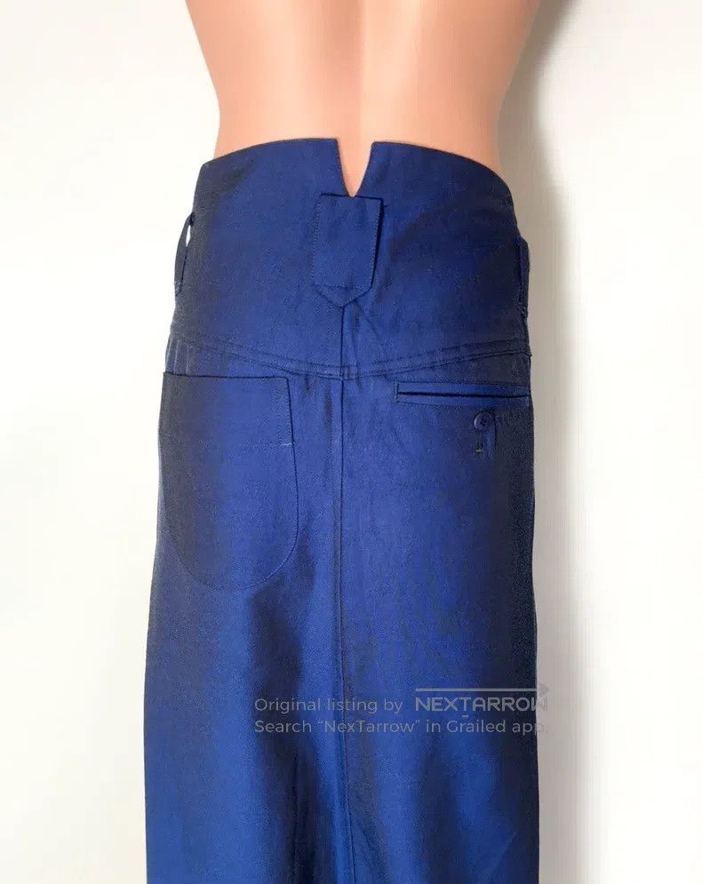 Yohji Yamamoto Yohji Yamamoto size s Maru character period dark blue dress Size 24" / US 00 / IT 34 - 4 Thumbnail