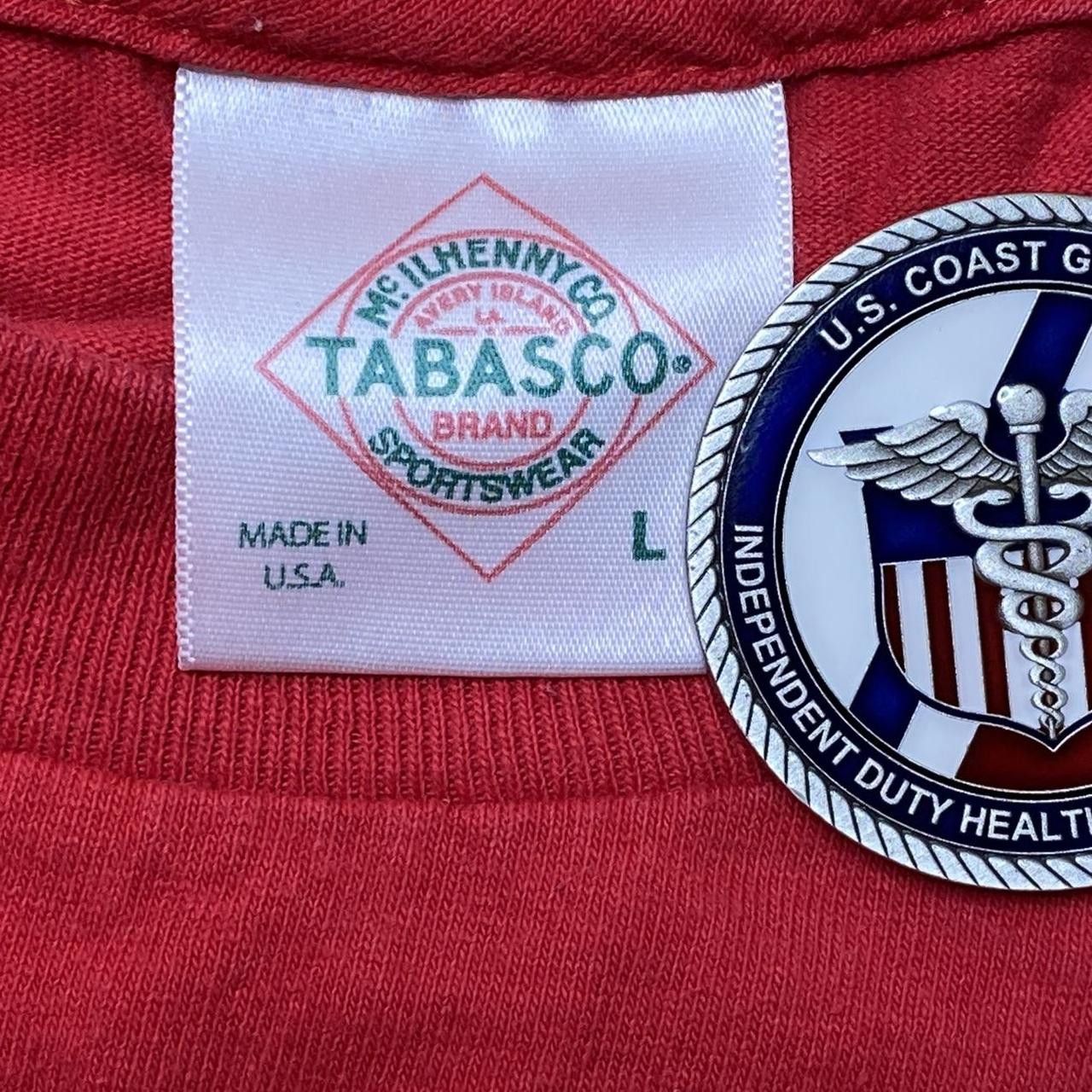 Tabasco Vintage Tabasco Red Hot Sauce Tee Size Large Size US L / EU 52-54 / 3 - 4 Thumbnail