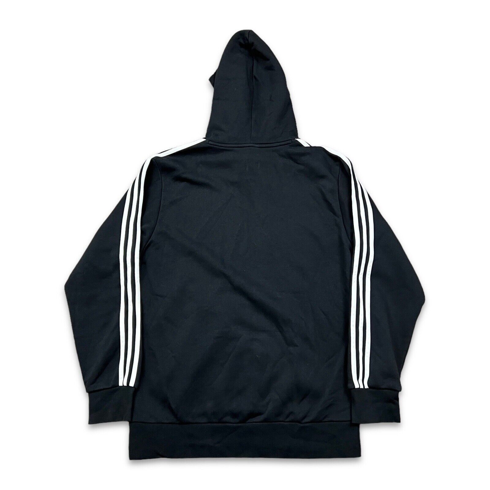Adidas × Vintage Adidas Hoodie Large Essentials Spell Out Hooded Sweatshirt Size US L / EU 52-54 / 3 - 3 Thumbnail