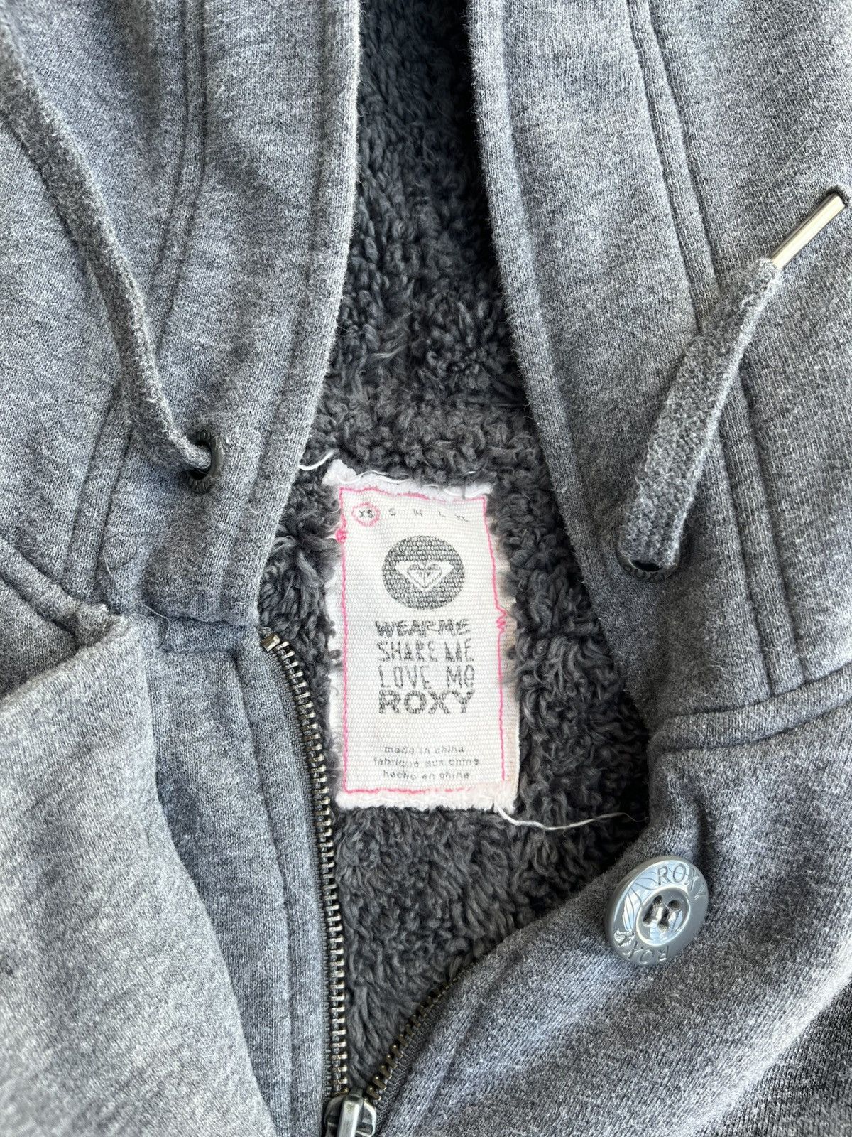 Japanese Brand Roxy Sherpa-Lined Hoodie - Size XS (Lightly Used) Size XS / US 0-2 / IT 36-38 - 5 Thumbnail