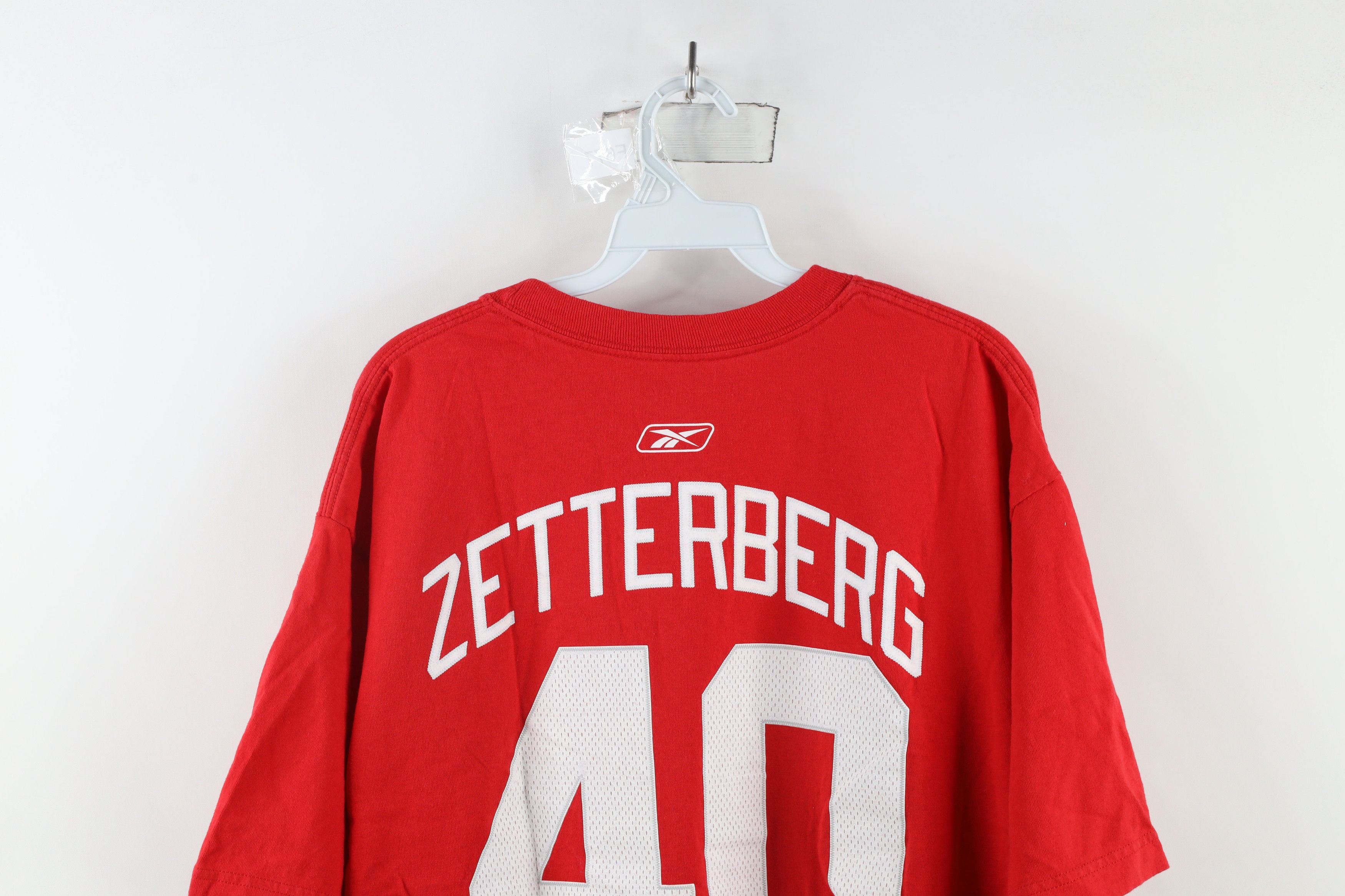 Reebok × Vintage Vintage Reebok Detroit Red Wings Hockey Jersey T-Shirt Size US XL / EU 56 / 4 - 13 Thumbnail