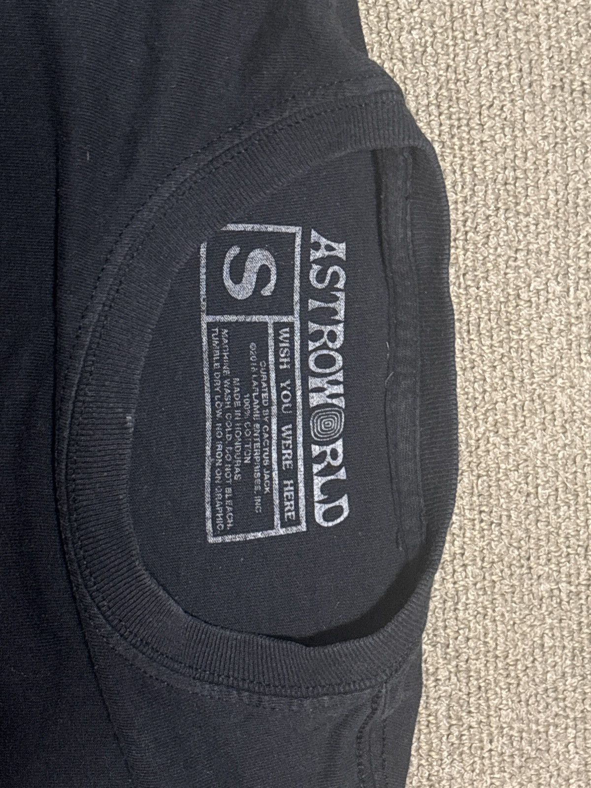 Travis Scott Original Travis Scott Astroworld tour tee Size US XS / EU 42 / 0 - 2 Thumbnail