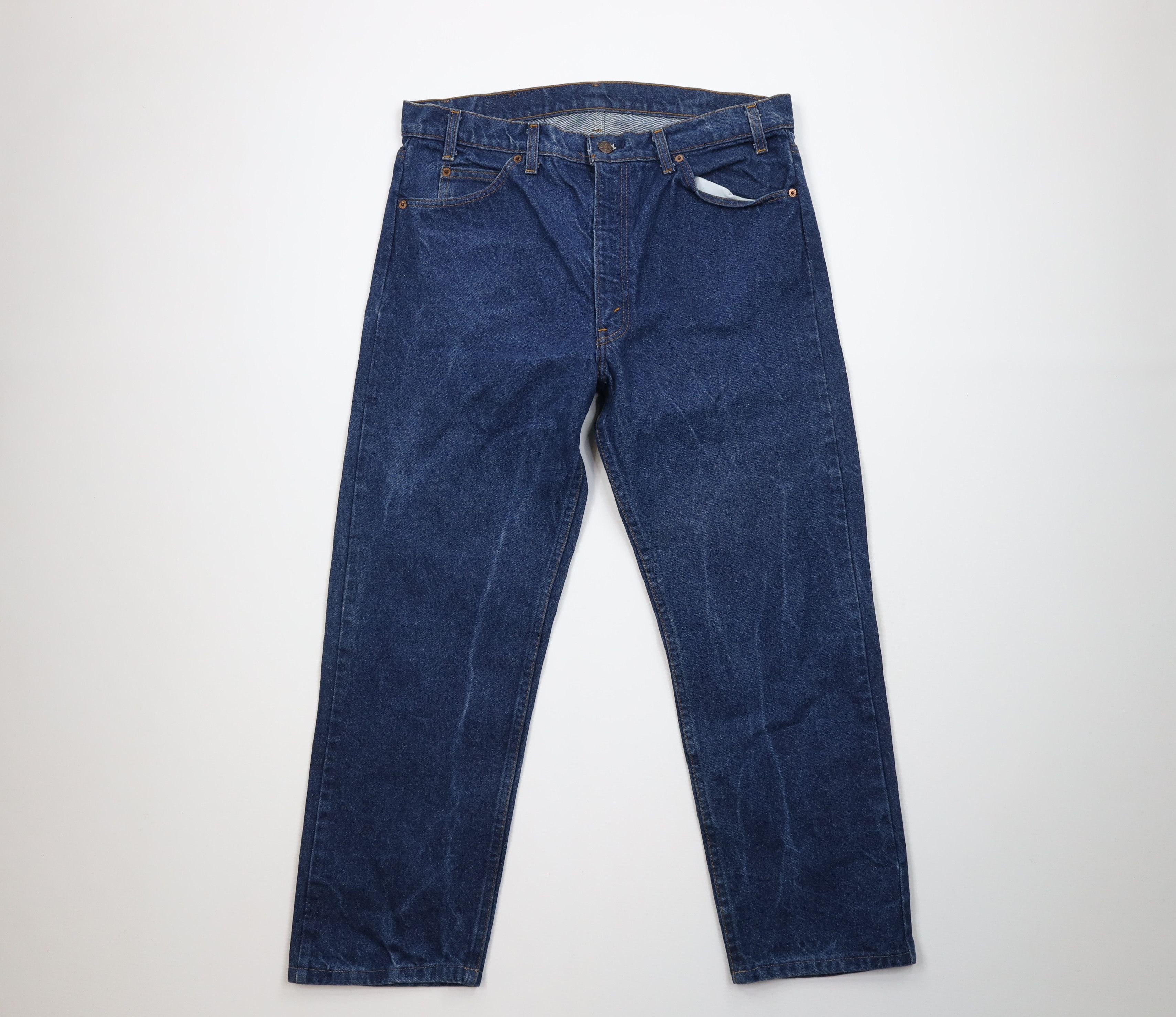 Levi's Vintage 80s Levis 505 Orange Tab Straight Leg Jeans USA Size US 36 / EU 52 - 1 Thumbnail