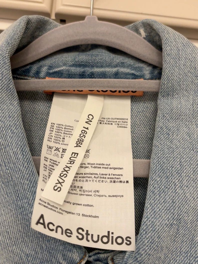 Acne Studios acne studios Vintage baggy denim jacket 2503-Nextarrow Size US XS / EU 42 / 0 - 2 Thumbnail