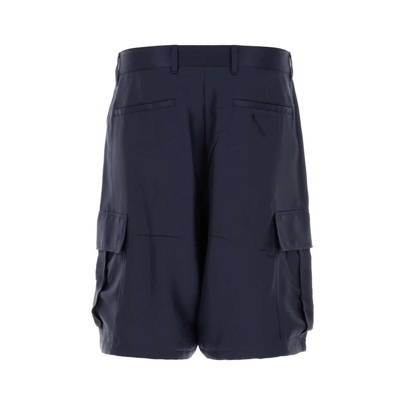Prada PRADA Dark Blue Silk Bermuda Shorts New & Authentic (Men's s Size US 30 / EU 46 - 2 Thumbnail
