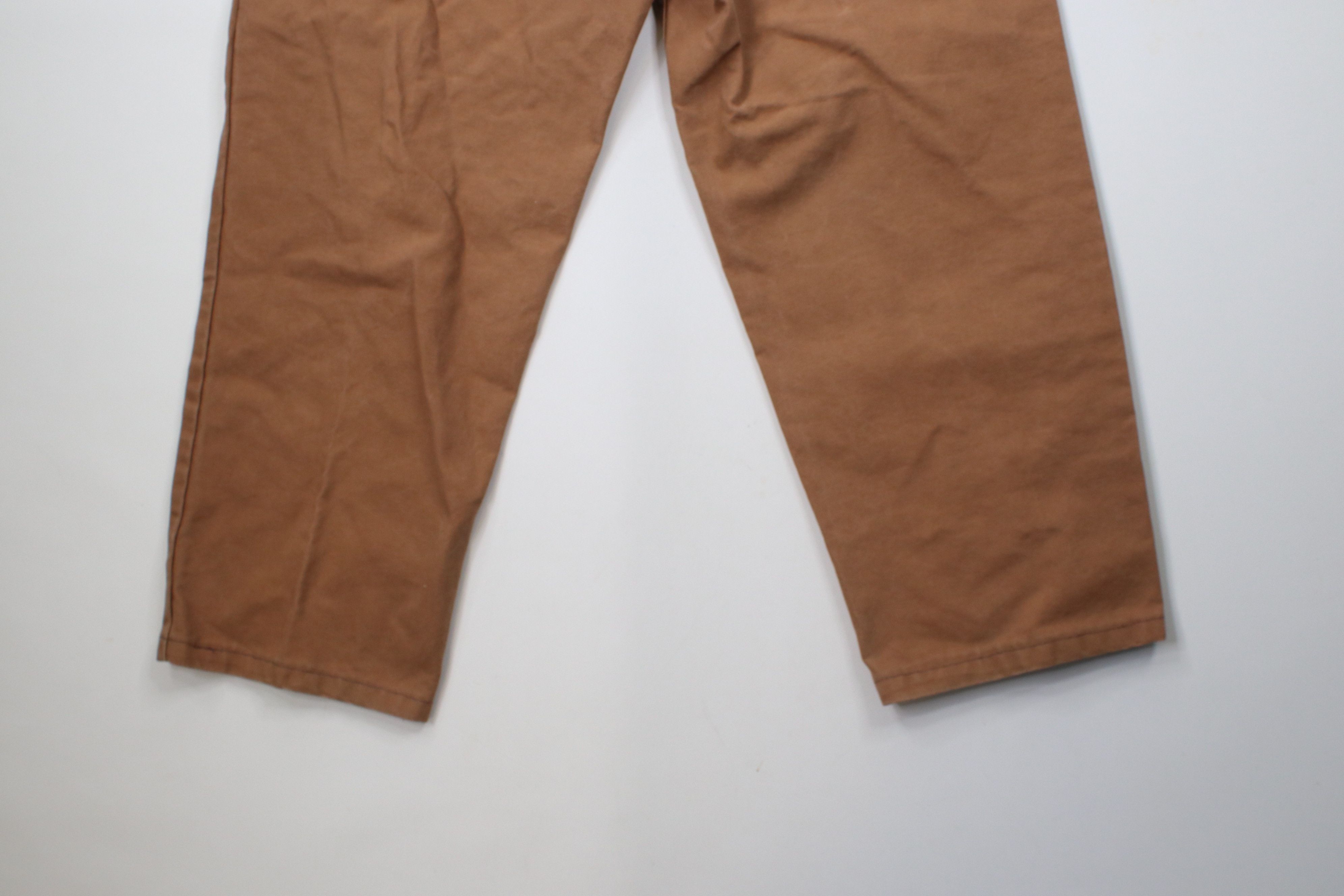 Cabelas × Vintage Vintage 90s Cabelas Distressed Canvas Pants Brown Cotton Size US 34 / EU 50 - 14 Thumbnail