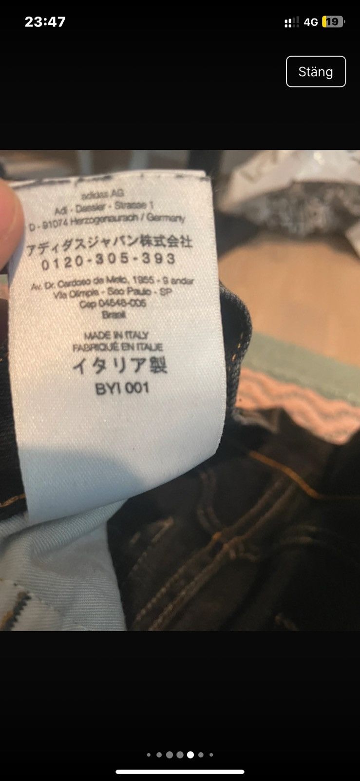 Yohji Yamamoto 2012 Yohji Yamamoto Y-3 denim jeans Size US 29 - 5 Thumbnail