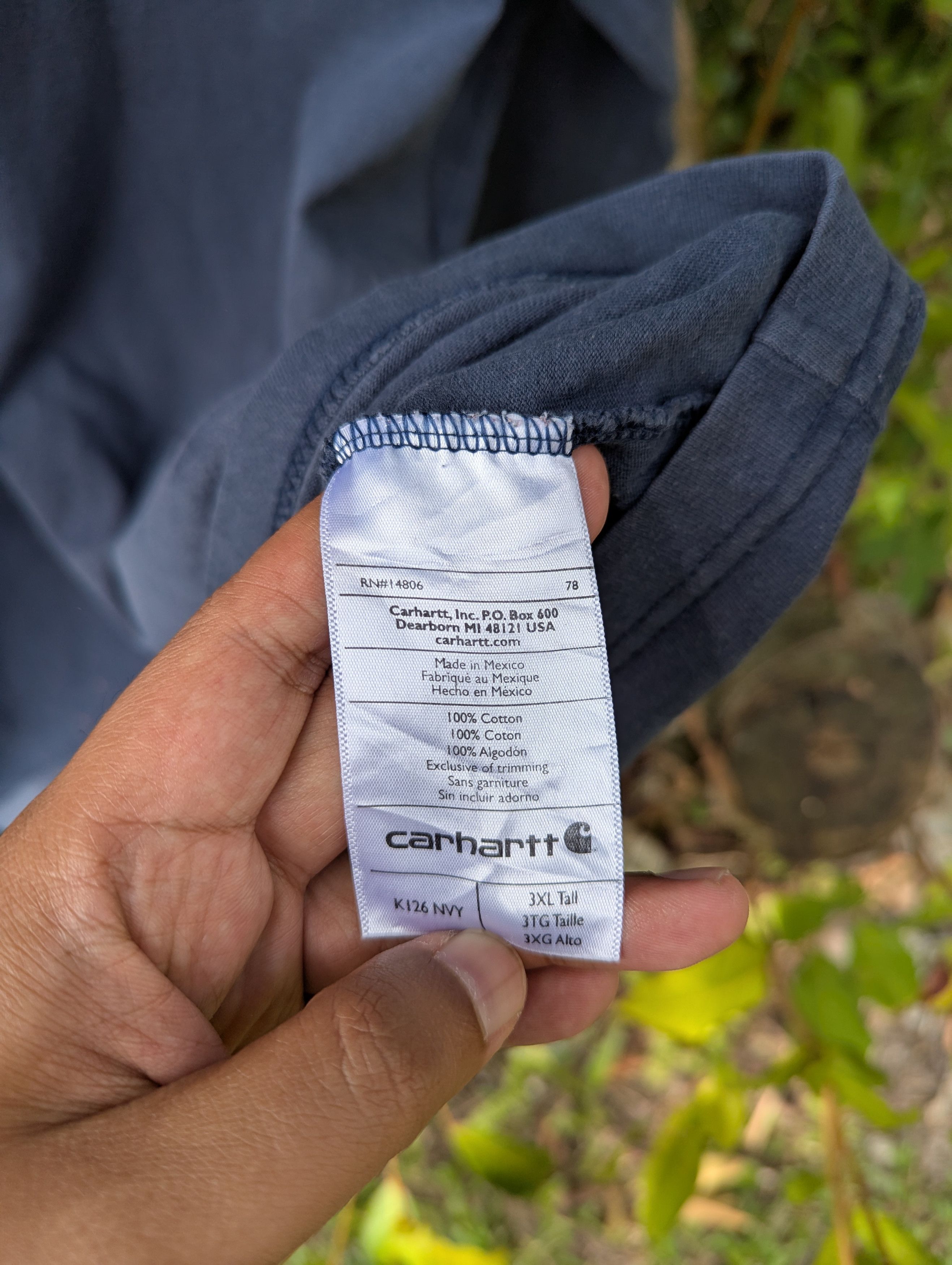 Carhartt Thrashed Carhartt Long Sleeve Shirt Size US XXL / EU 58 / 5 - 9 Thumbnail