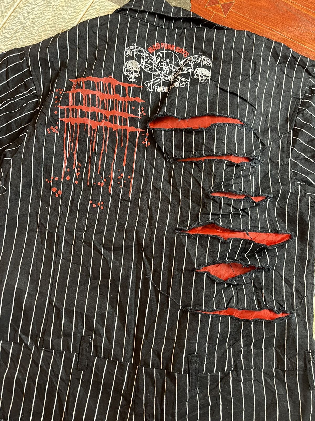 If Six Was Nine × Japanese Brand × Seditionaries Rare Mad Punk Skull Seditionaries Punk Jacket Size US M / EU 48-50 / 2 - 10 Thumbnail