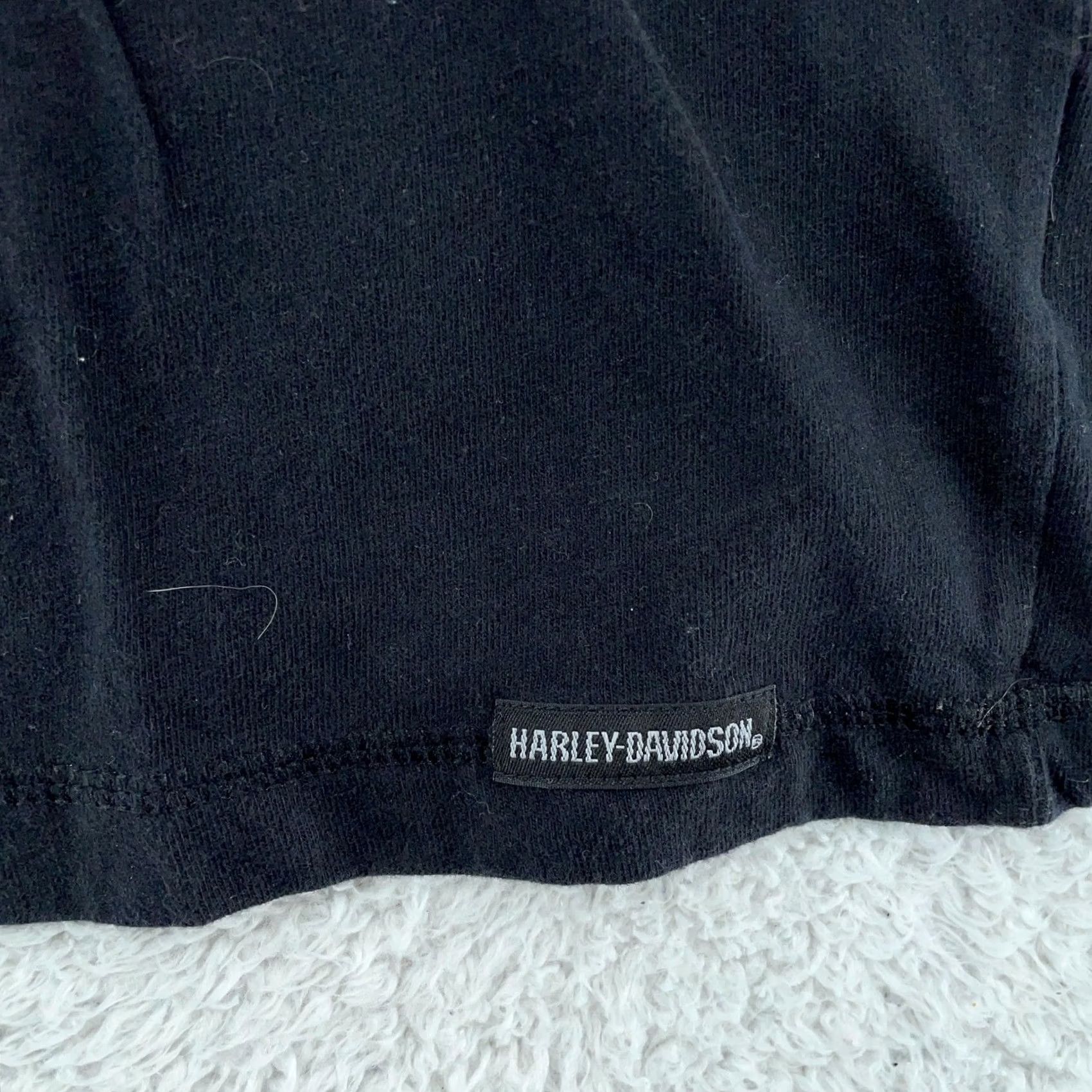 Harley Davidson Harley-Davidson Sleeveless Shirt Mens Large Black Muscle Tee Biker Skull Wings Graphic Print Crew Neck Shirt Mens Size US L / EU 52-54 / 3 - 3 Thumbnail