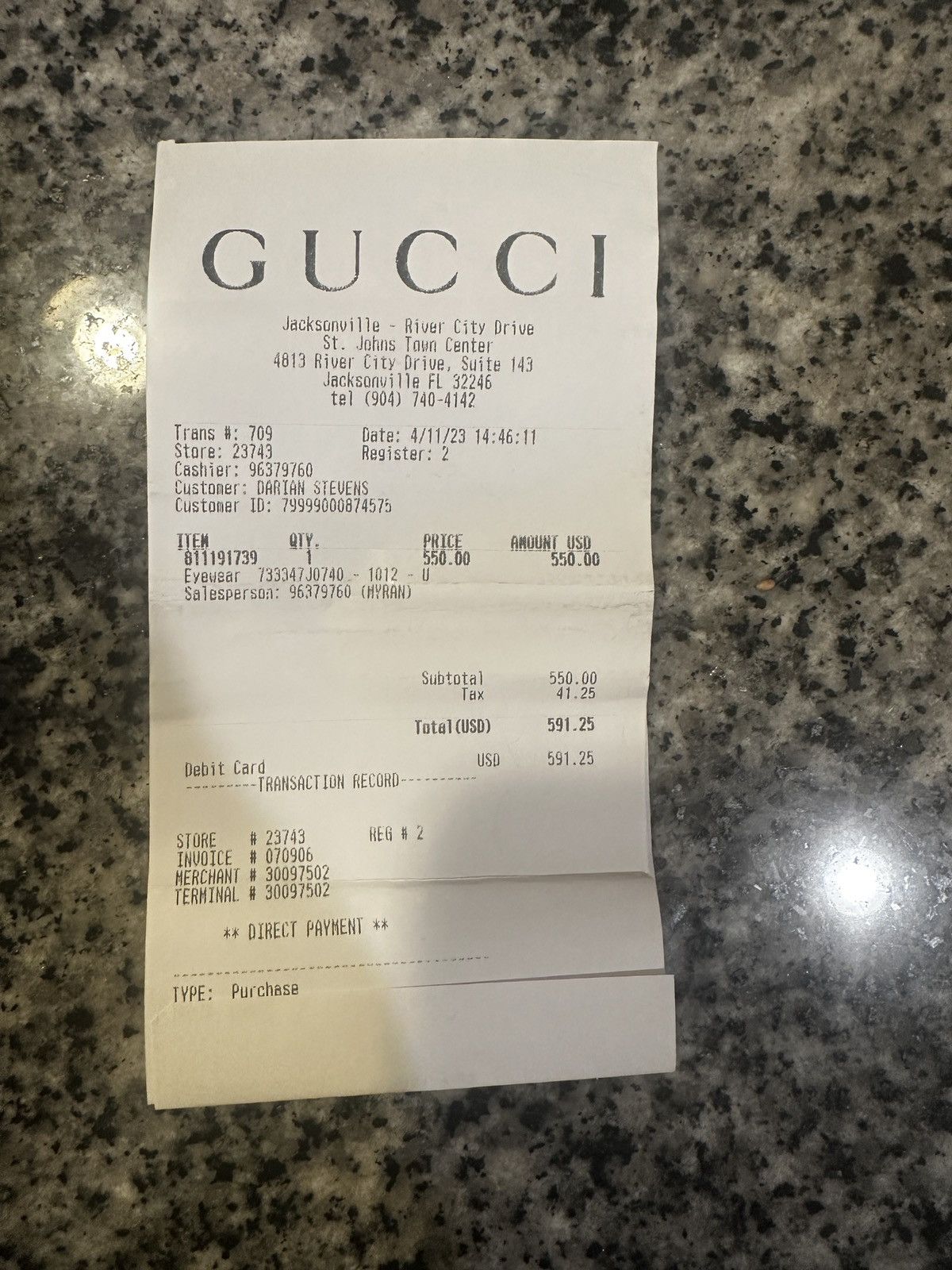 Gucci Gucci Oversized Sunglasses Size ONE SIZE - 9 Thumbnail