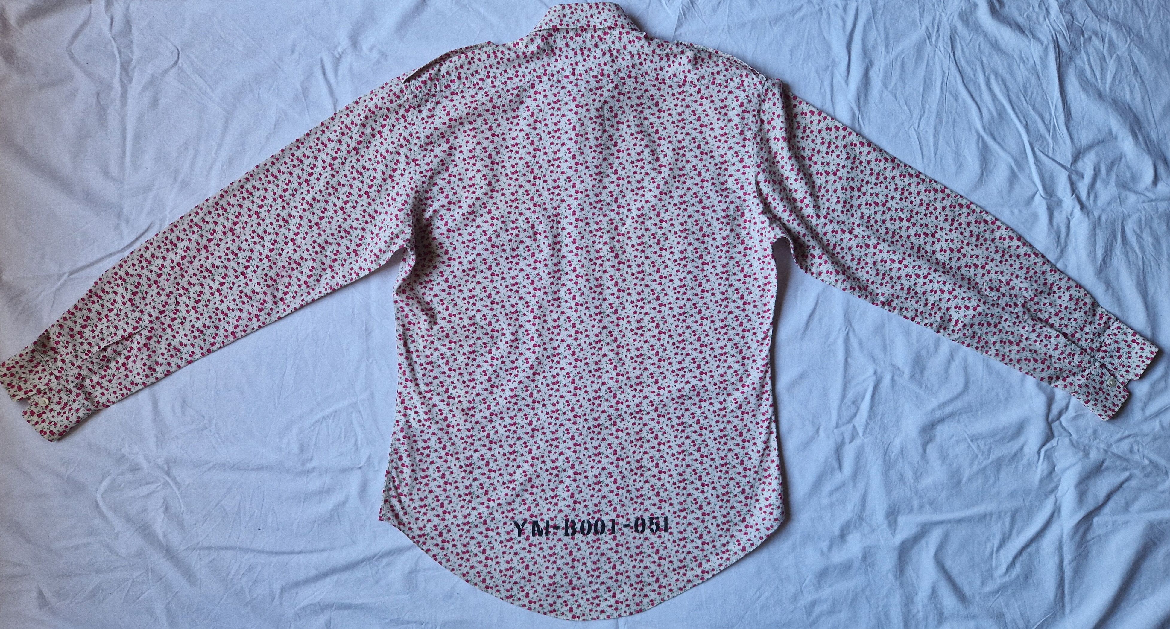 Junya Watanabe Junya Watanabe MAN 2003 Archive Stencil Floral Utility Shirt Size US S / EU 44-46 / 1 - 3 Thumbnail