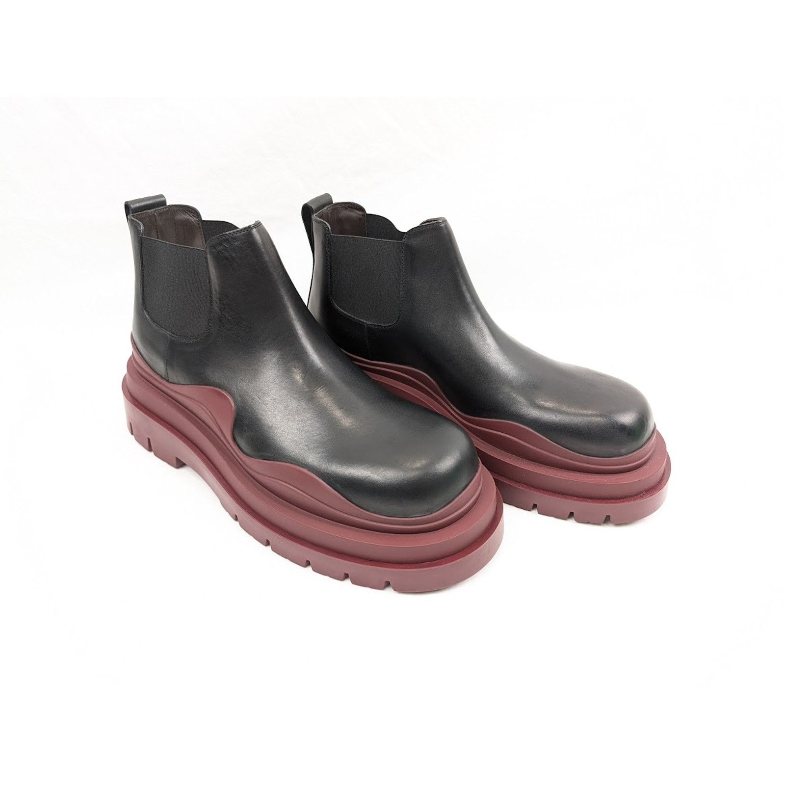 Bottega Veneta o1rshd1 Military Calf Tire Boots in Black Size US 10.5 / EU 43-44 - 14 Thumbnail