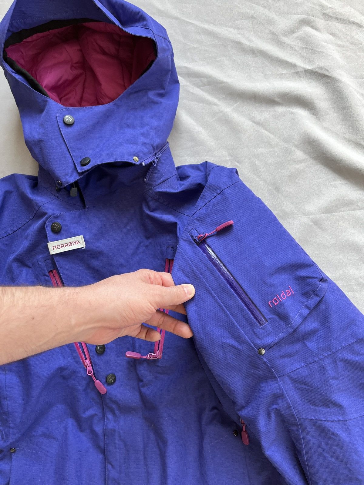 Norrona Norrona Roldal Gore-Tex Ski Outdoor Jacket Purple Size L / US 10 / IT 46 - 8 Thumbnail