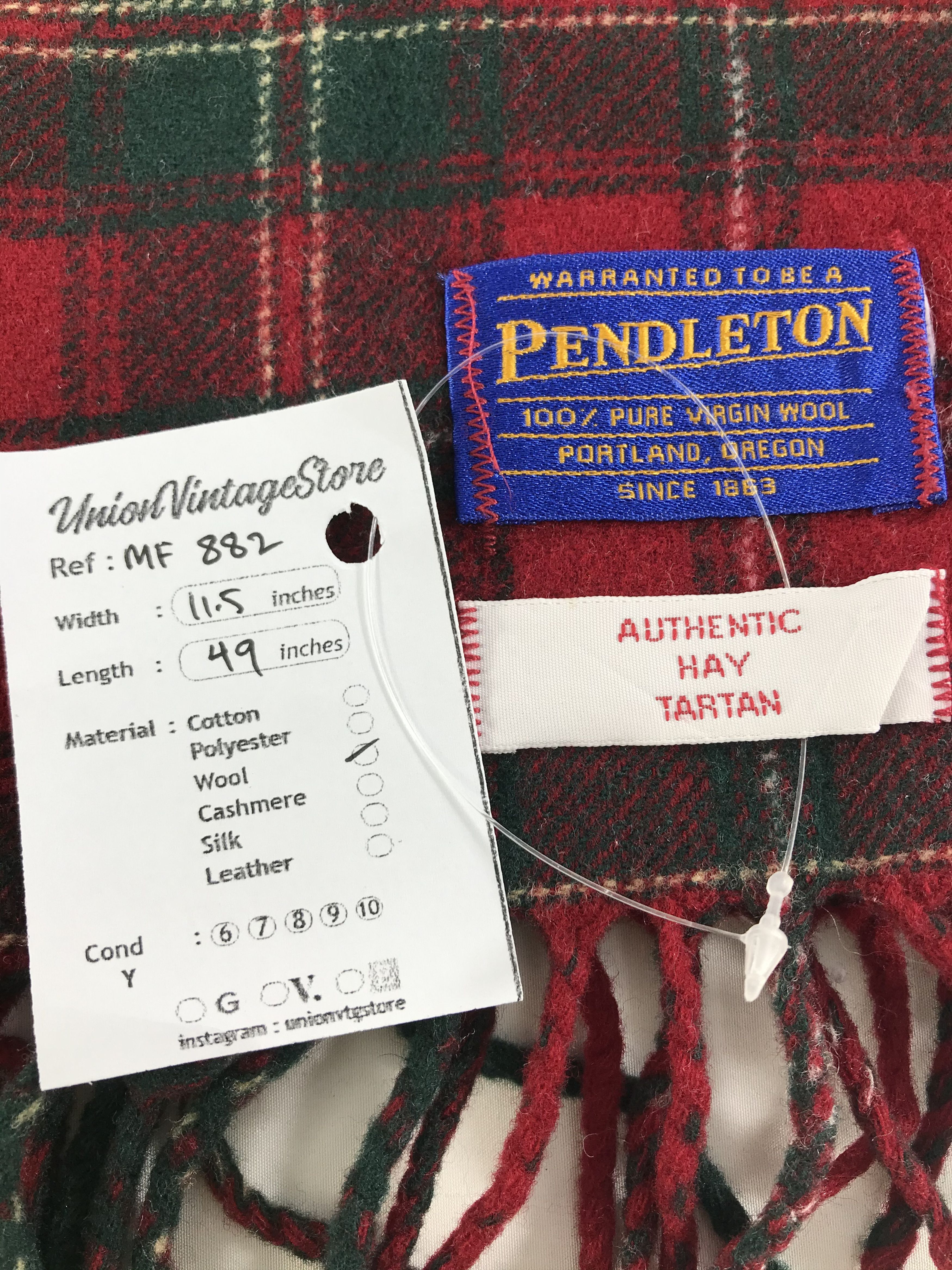 Pendleton Vintage Pendleton Scarf/Muffler/Neckwear MF882 Size ONE SIZE - 4 Thumbnail