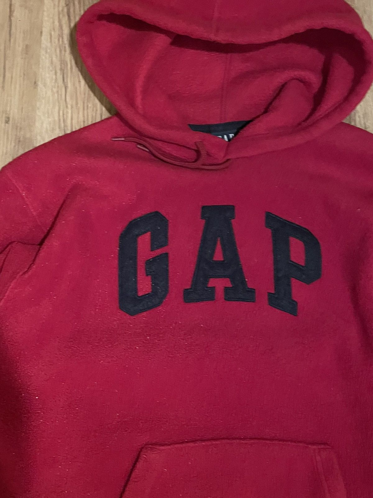 Gap × Vintage Vintage Gap Fleece Hoodie Bagyfit Oversized Y2k Streetwear Size US M / EU 48-50 / 2 - 7 Thumbnail