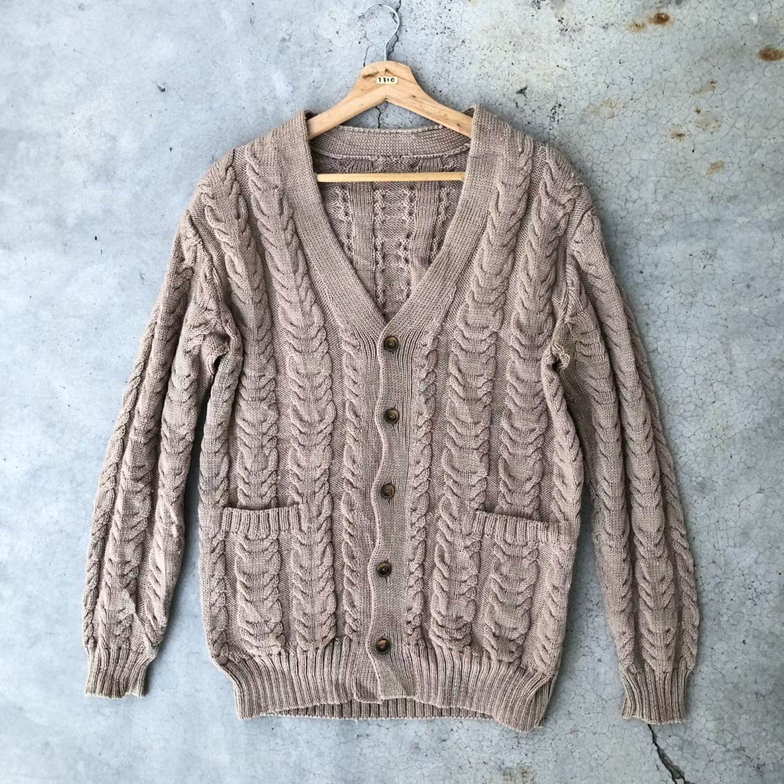Ameri Vintage ANIMAL SHAGGY KNIT CARDIGA 💥Vintage Cardigan