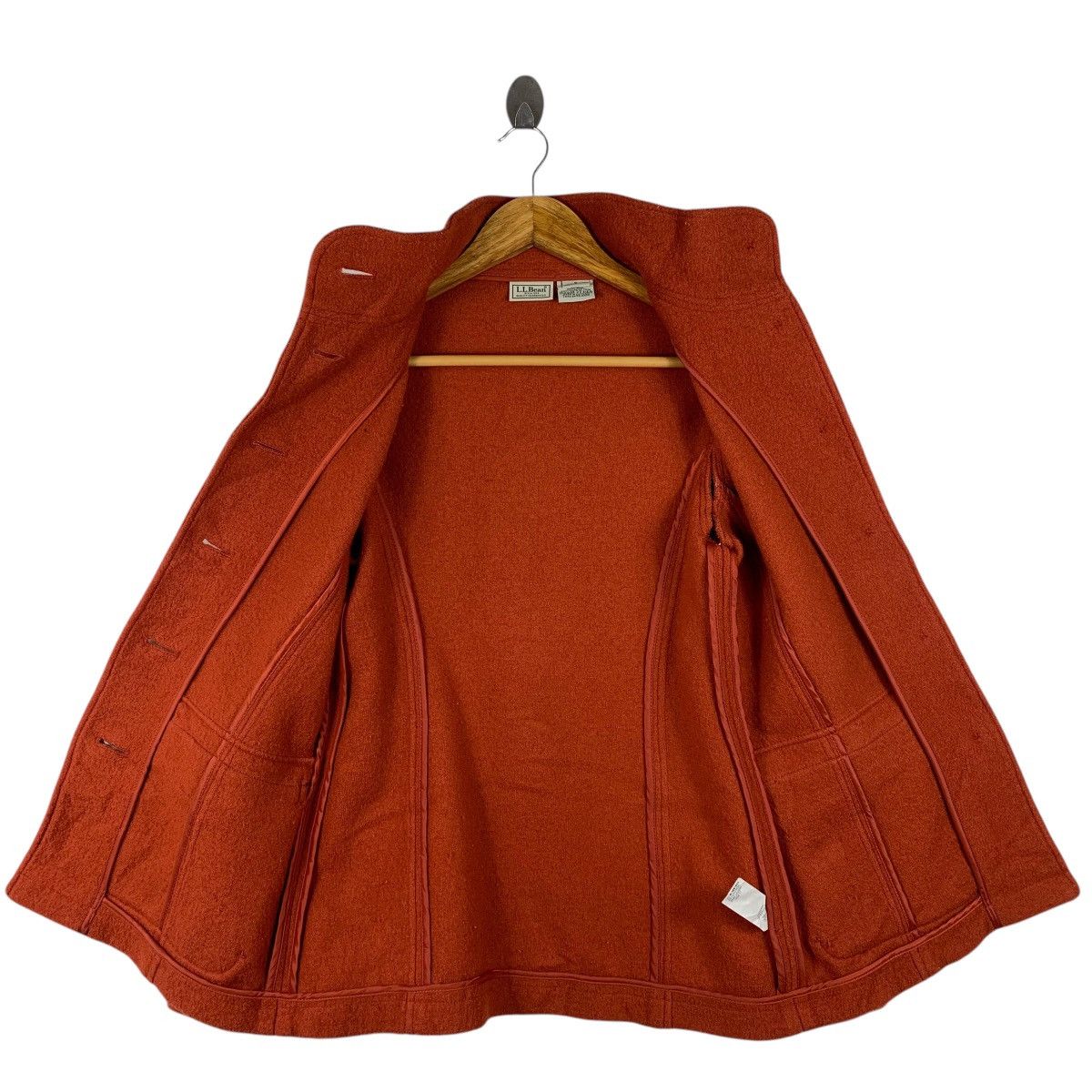 L.L. Bean L.L.BEAN Outdoor Sportswear Wool Double Pocket Coat Jacket Size S / US 4 / IT 40 - 3 Thumbnail