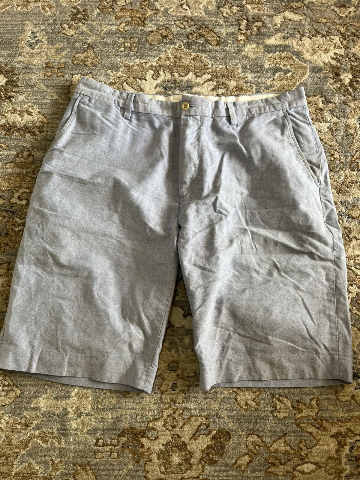 Polo Ralph Lauren POLO BY RALPH LAUREN COTTON CHINO SHORTS BLUE 35 Size US 35 - 1 Thumbnail